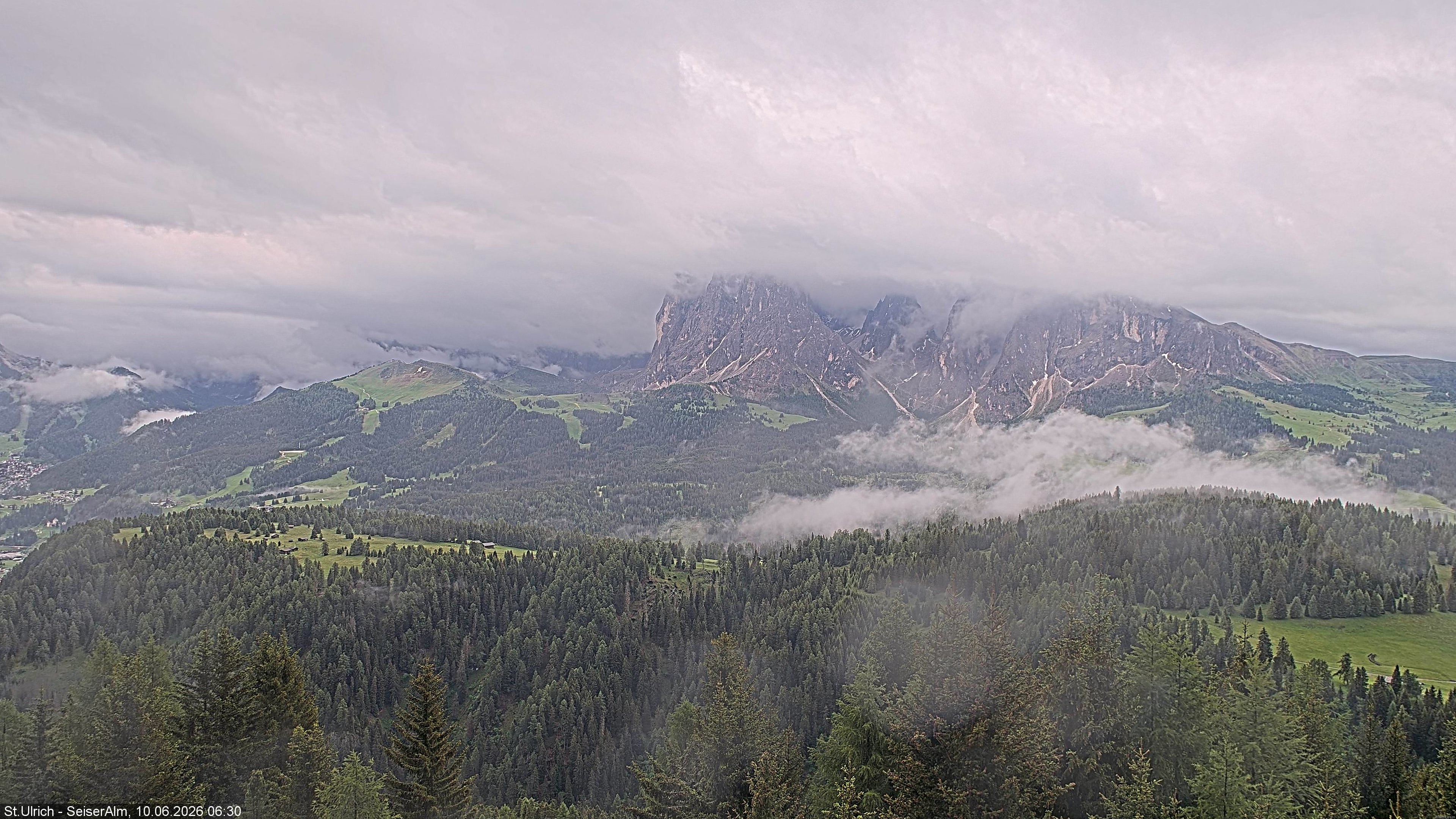 Archiv Foto Webcam Ausblick Seiser Alm