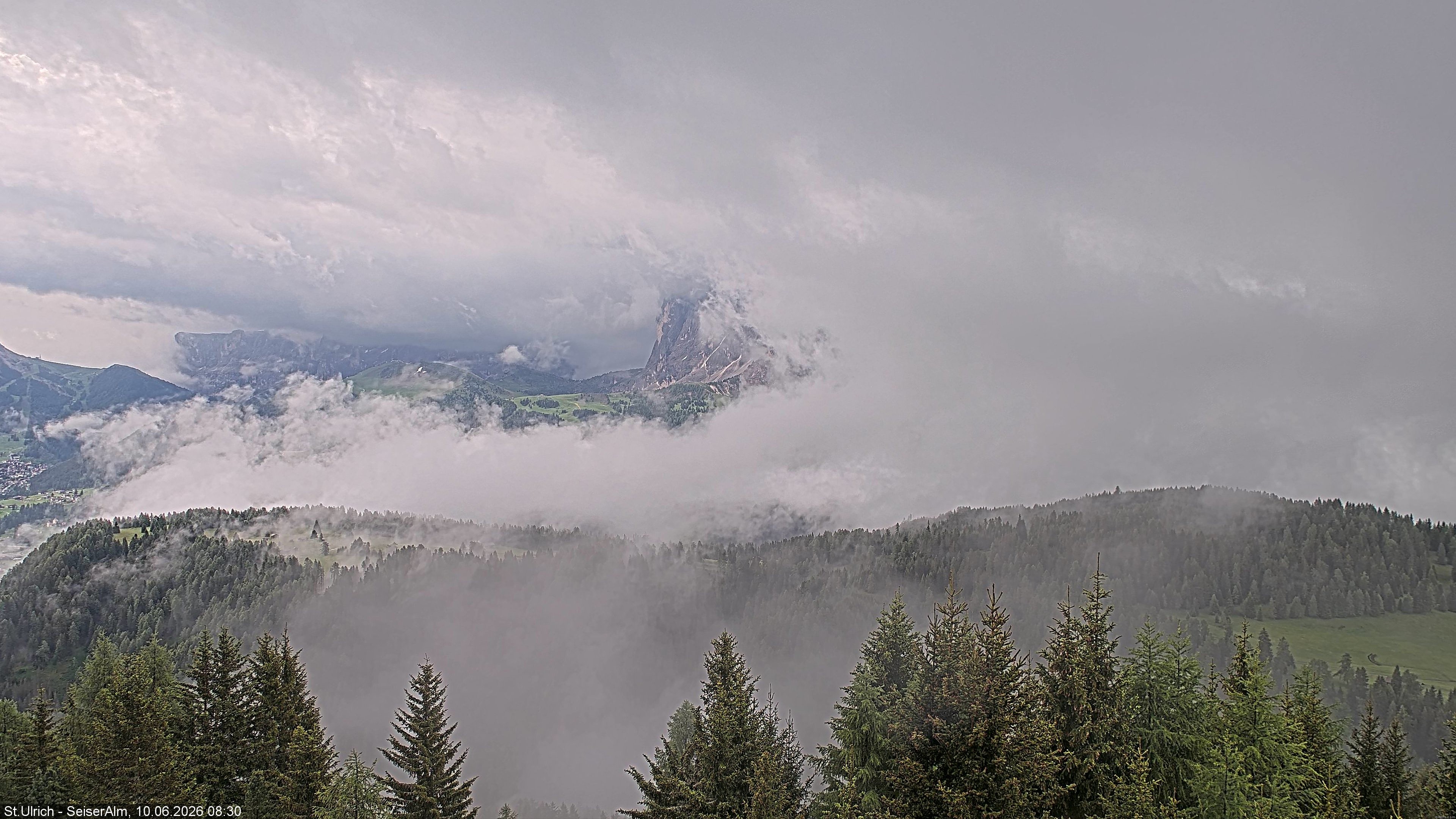 Archiv Foto Webcam Ausblick Seiser Alm