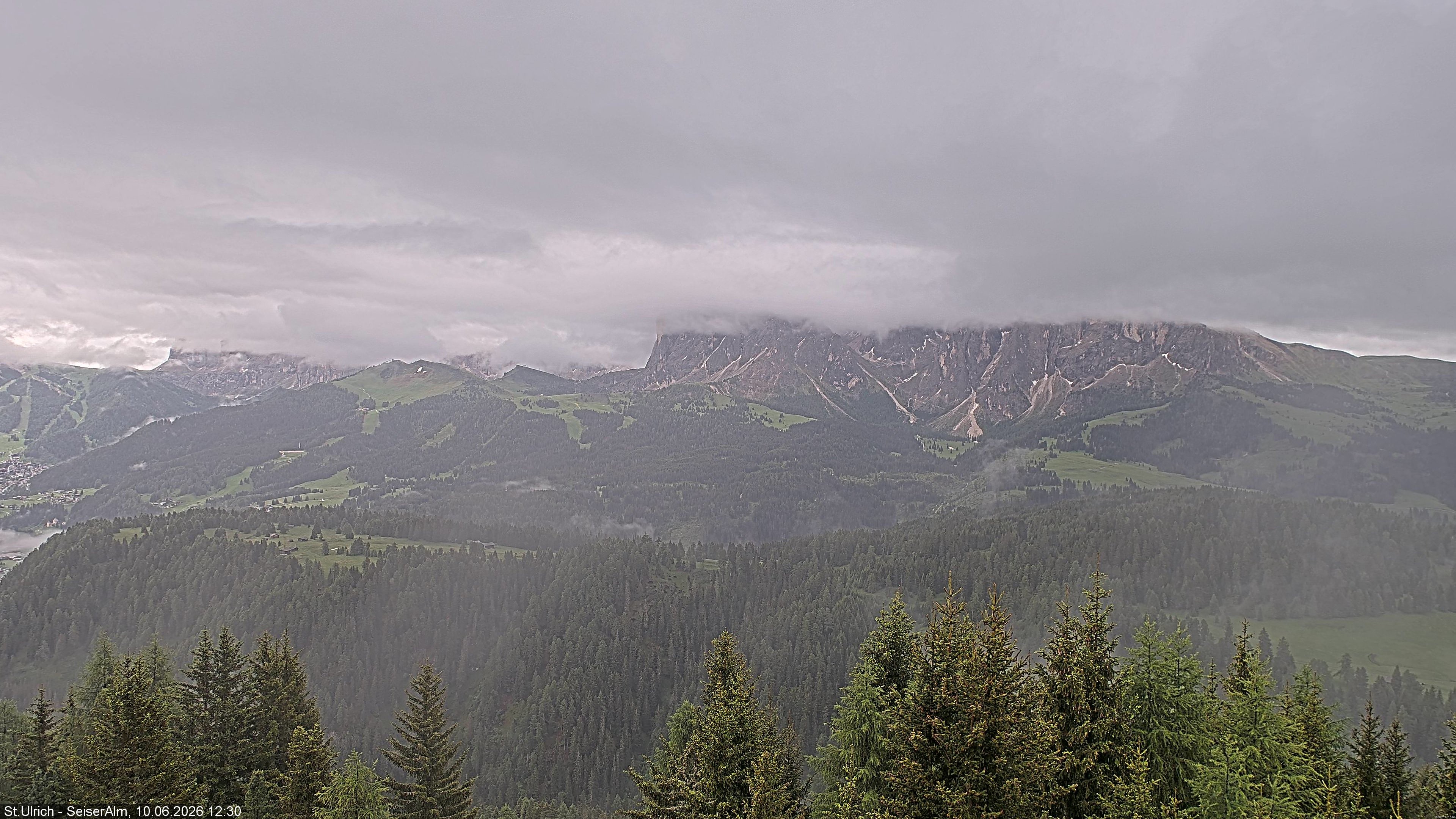 Archiv Foto Webcam Ausblick Seiser Alm