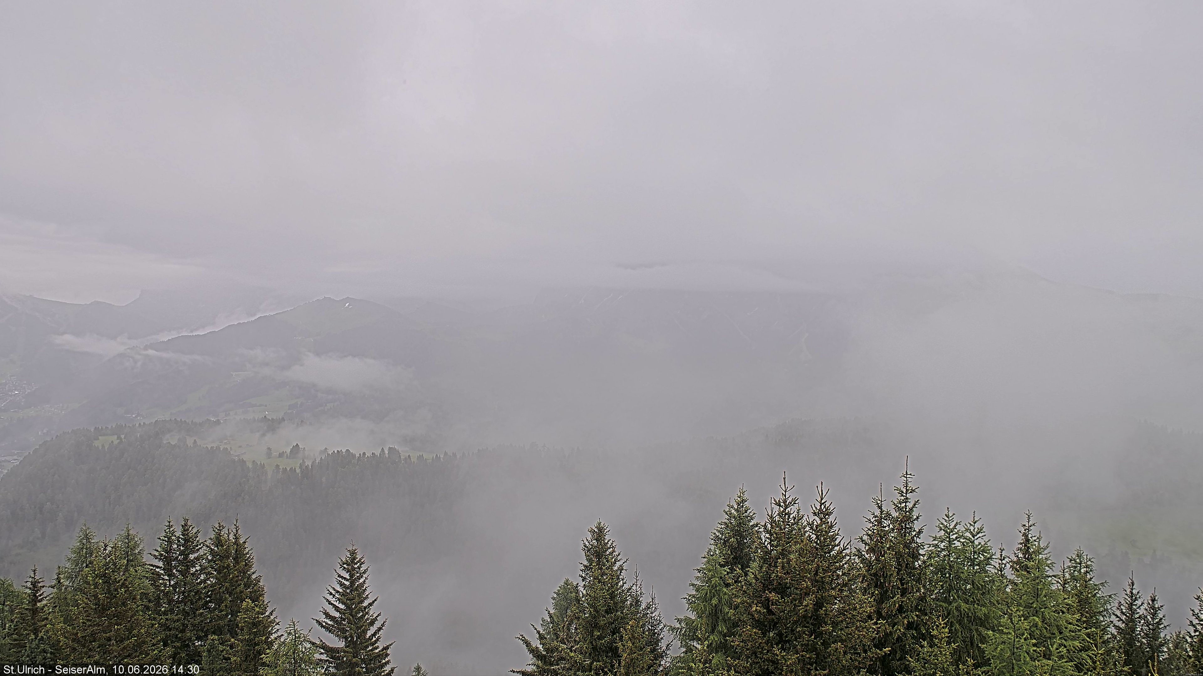 Archiv Foto Webcam Ausblick Seiser Alm