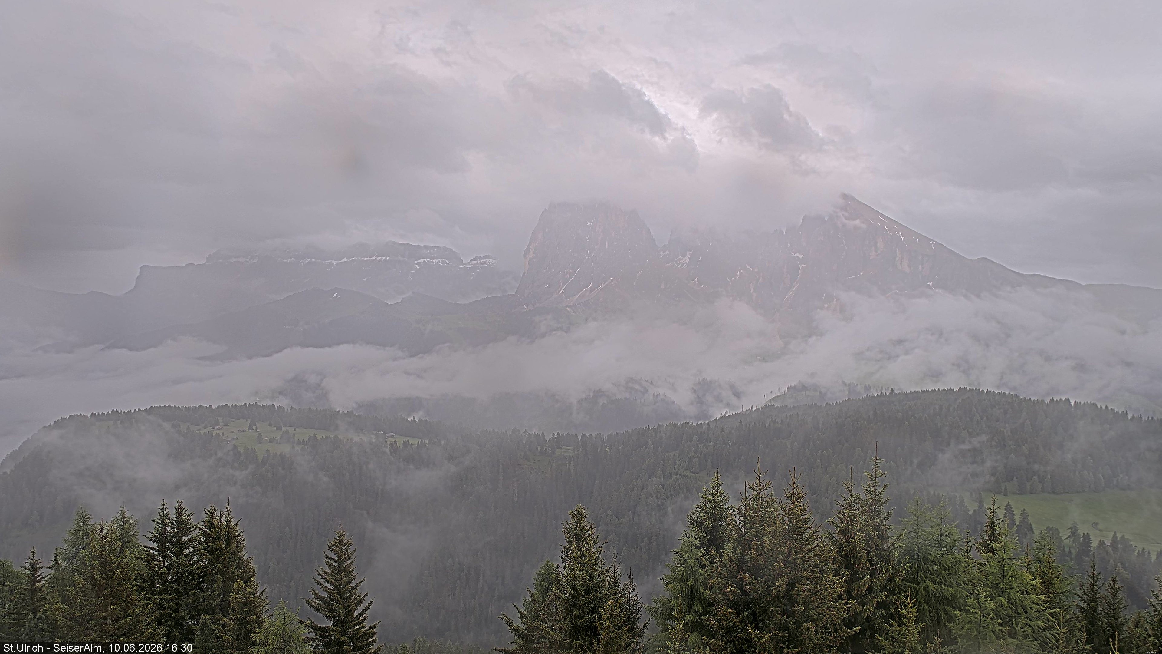 Archiv Foto Webcam Ausblick Seiser Alm