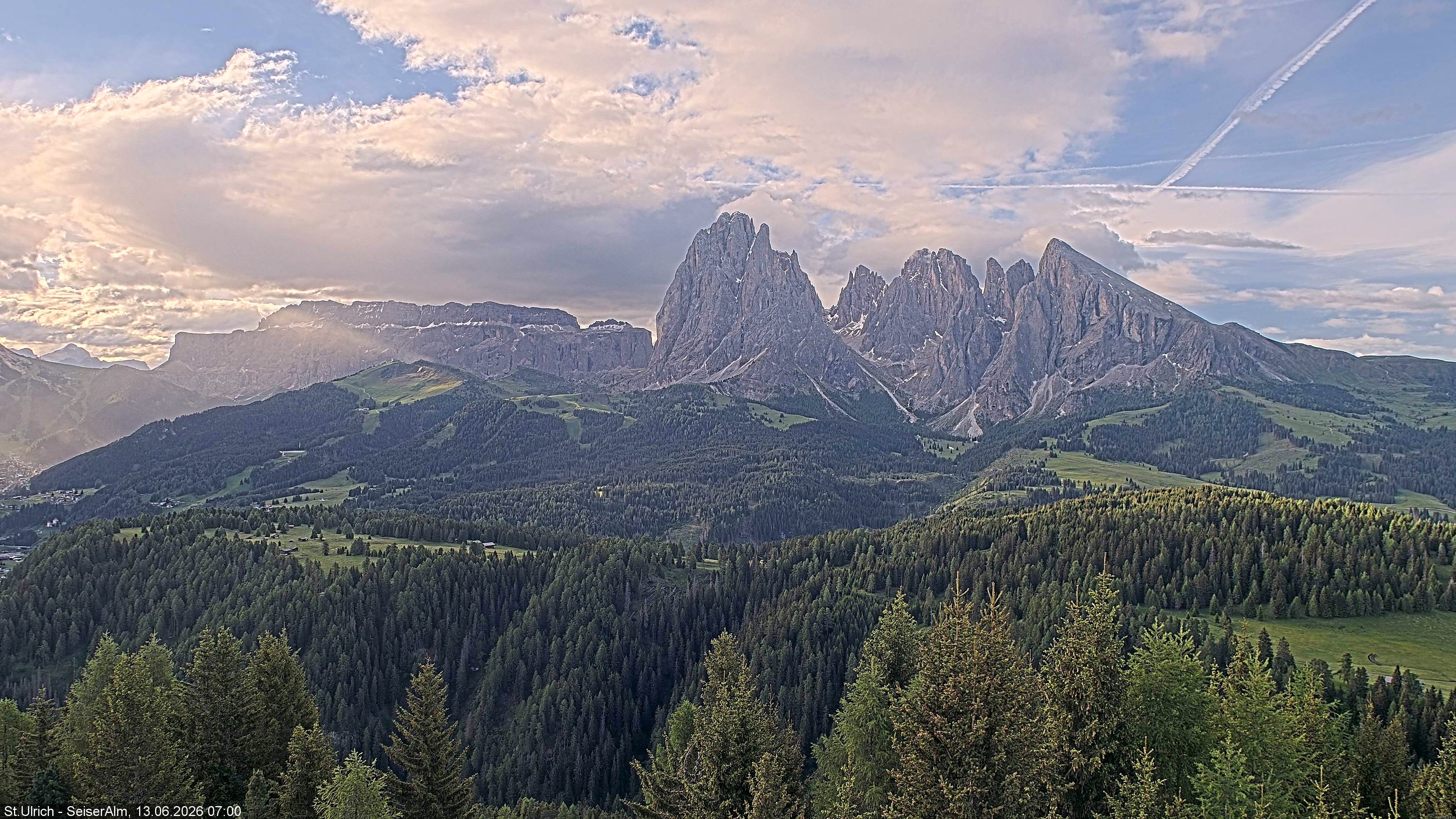 Archiv Foto Webcam Ausblick Seiser Alm