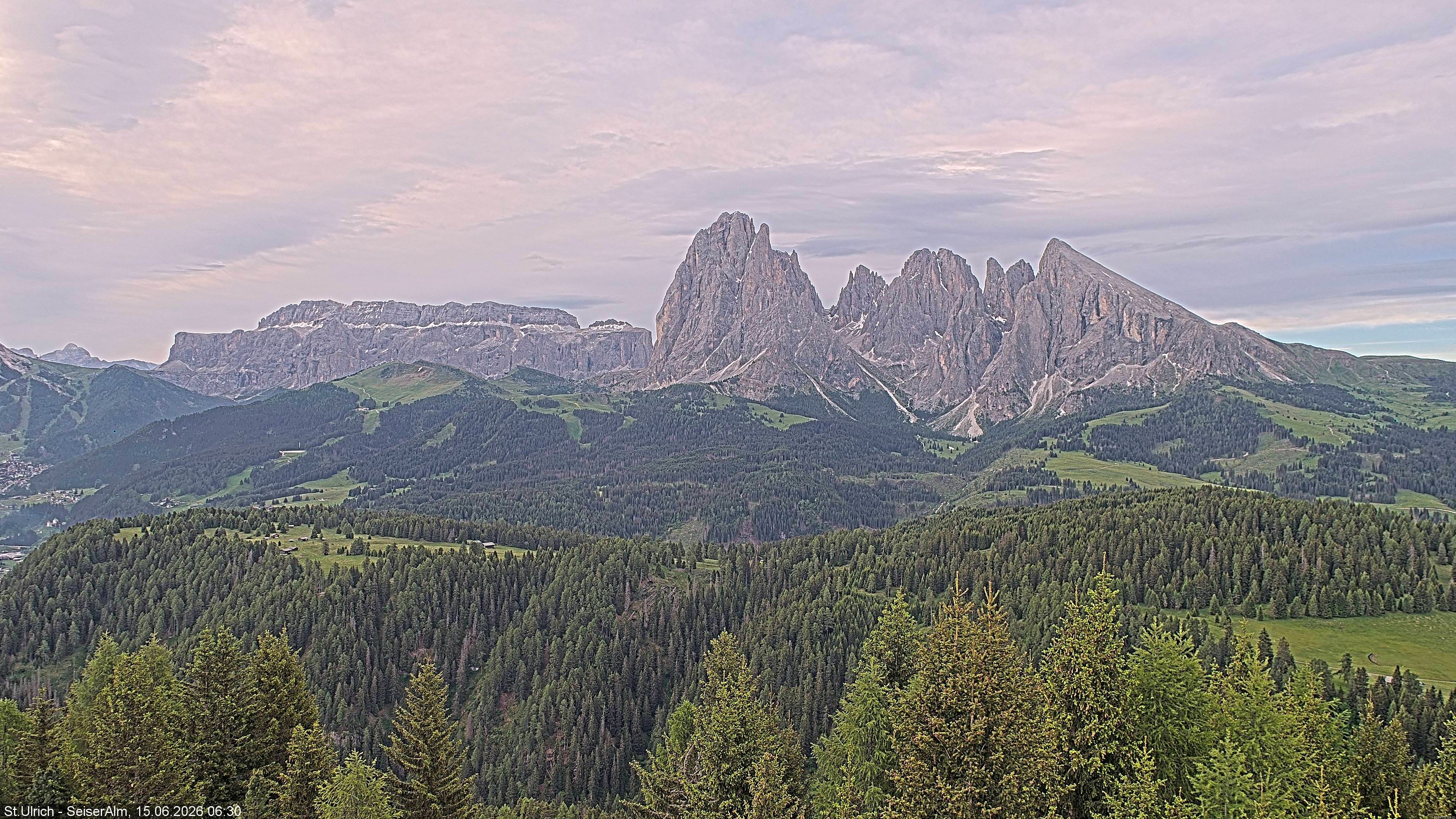 Archiv Foto Webcam Ausblick Seiser Alm