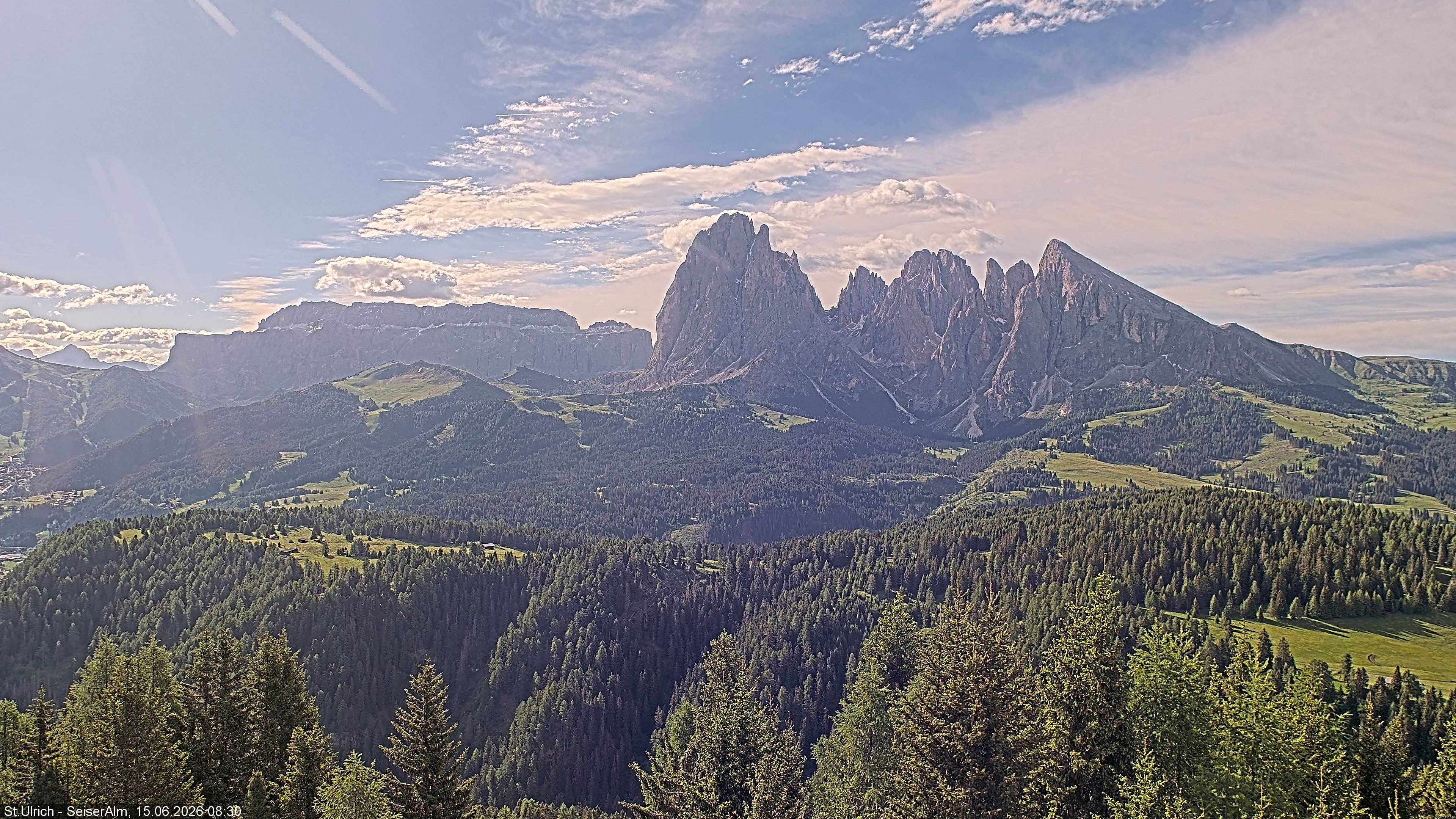 Archiv Foto Webcam Ausblick Seiser Alm