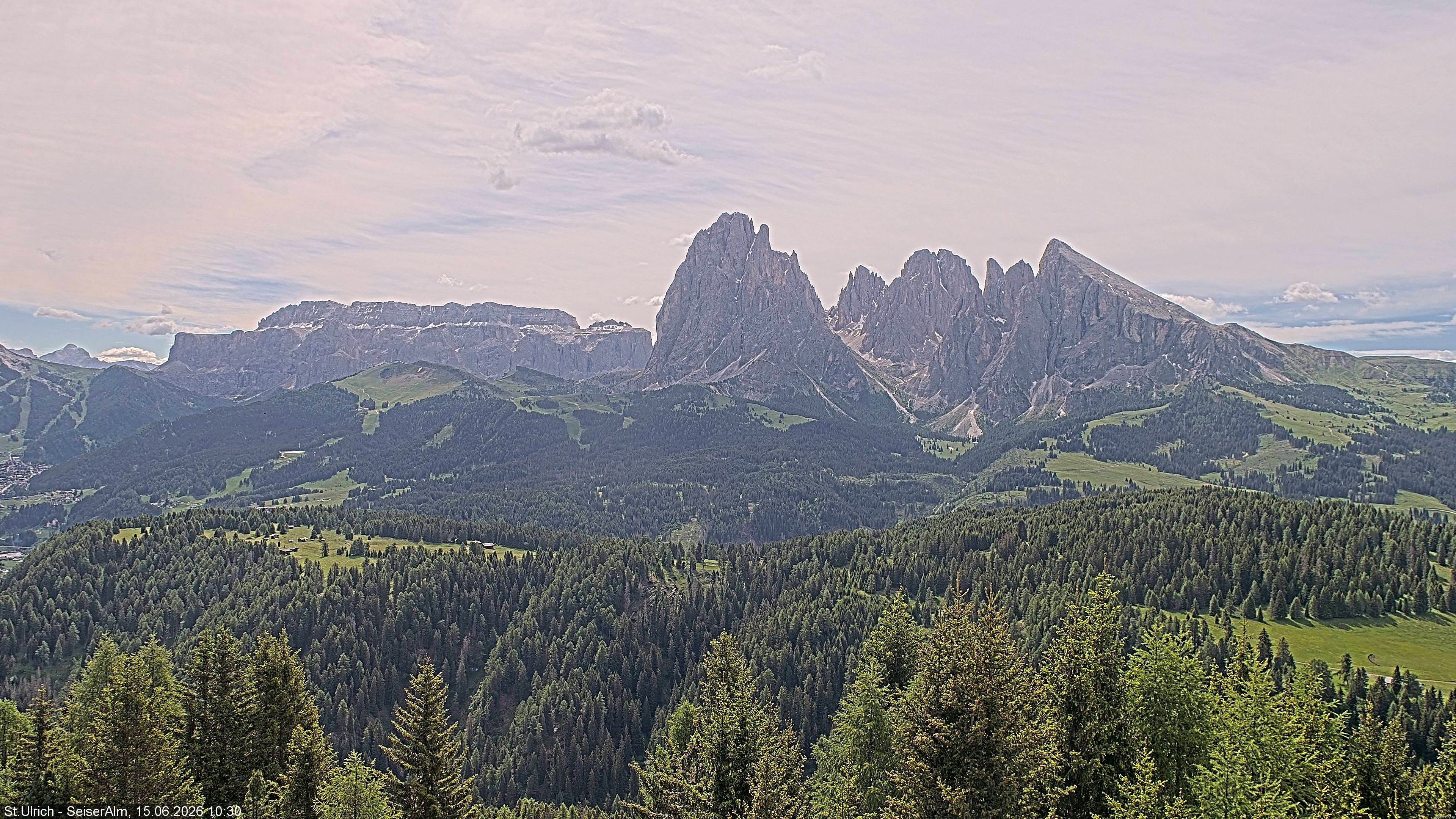 Archiv Foto Webcam Ausblick Seiser Alm