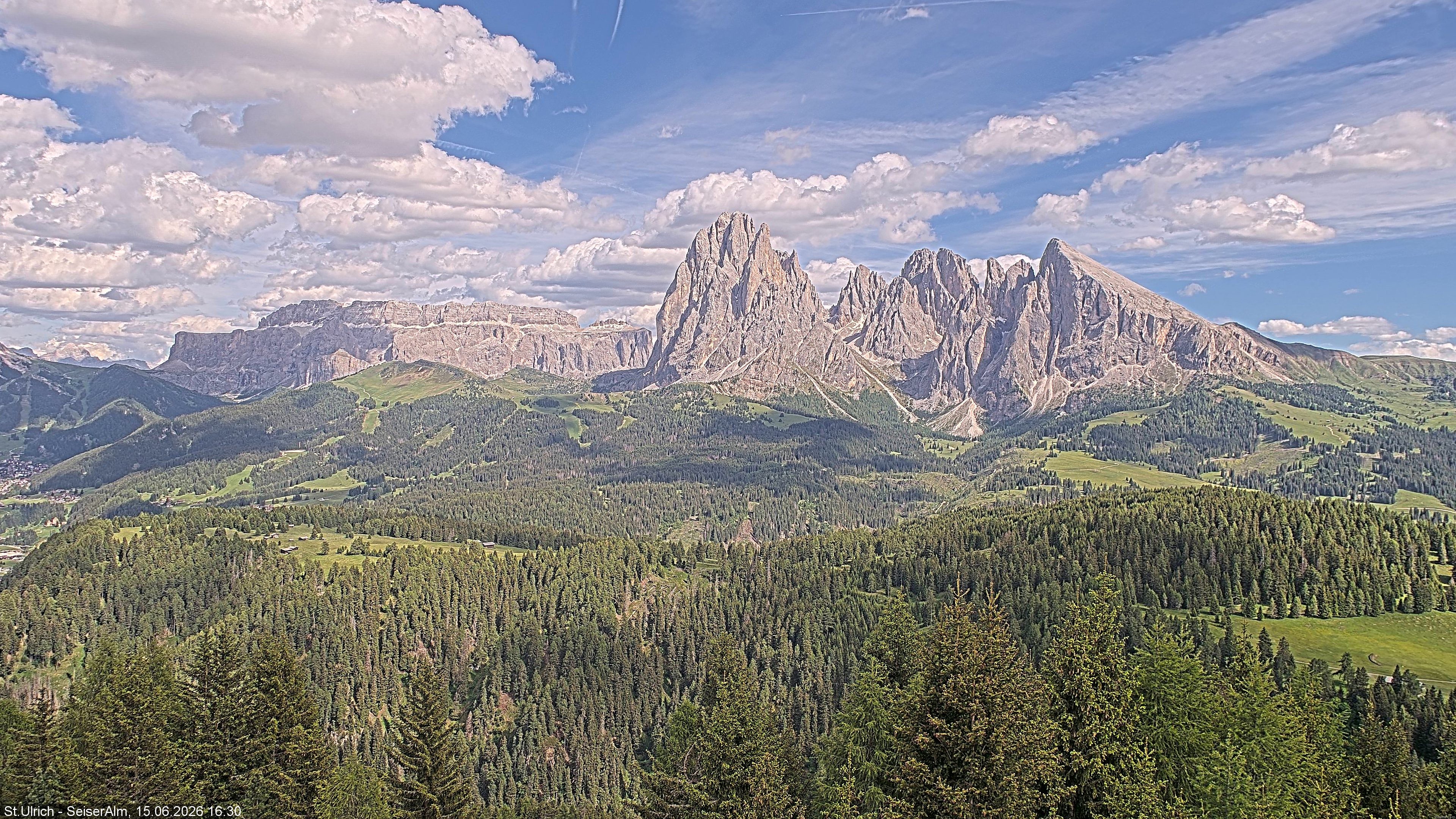 Archiv Foto Webcam Ausblick Seiser Alm