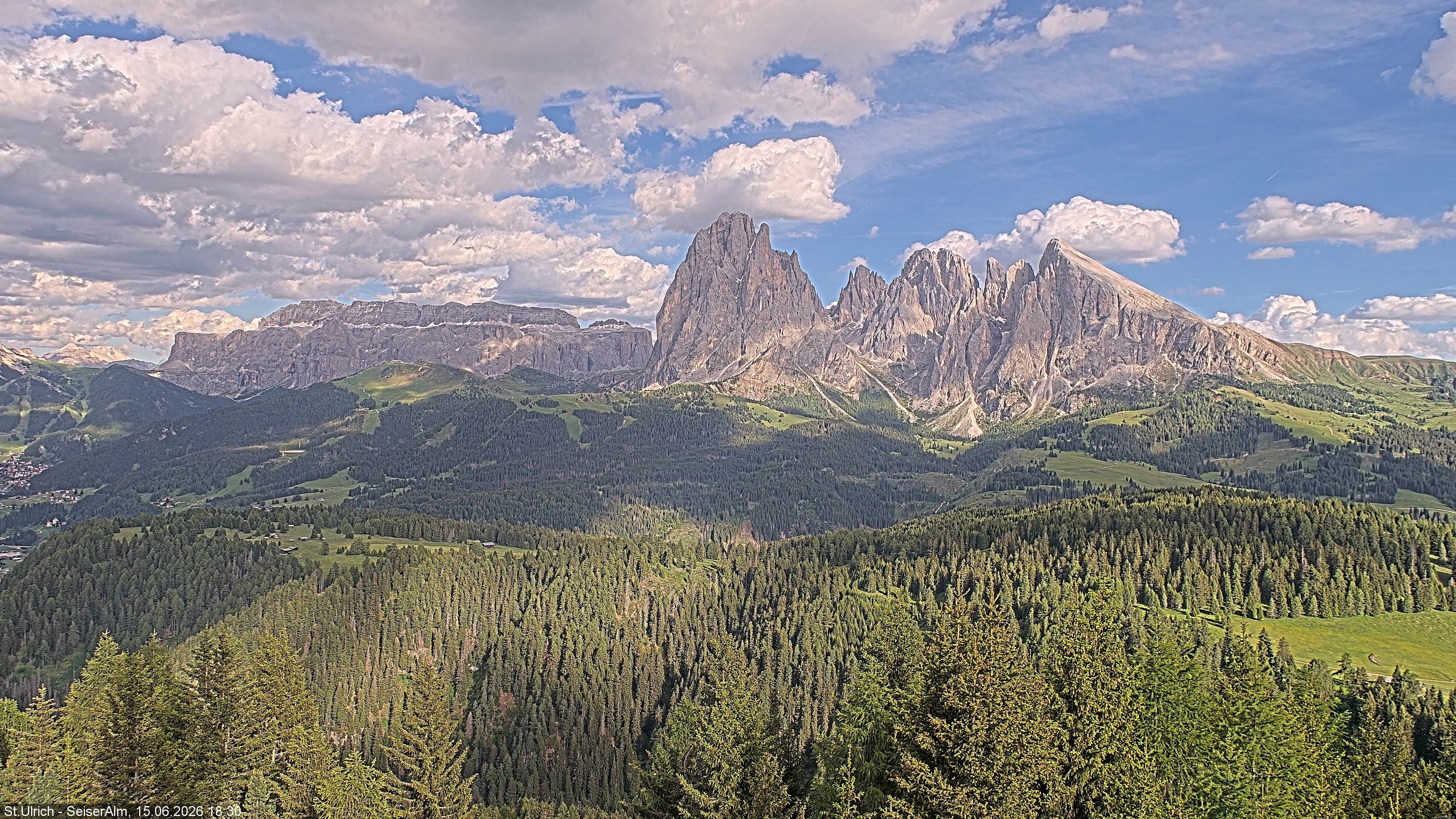 Archiv Foto Webcam Ausblick Seiser Alm