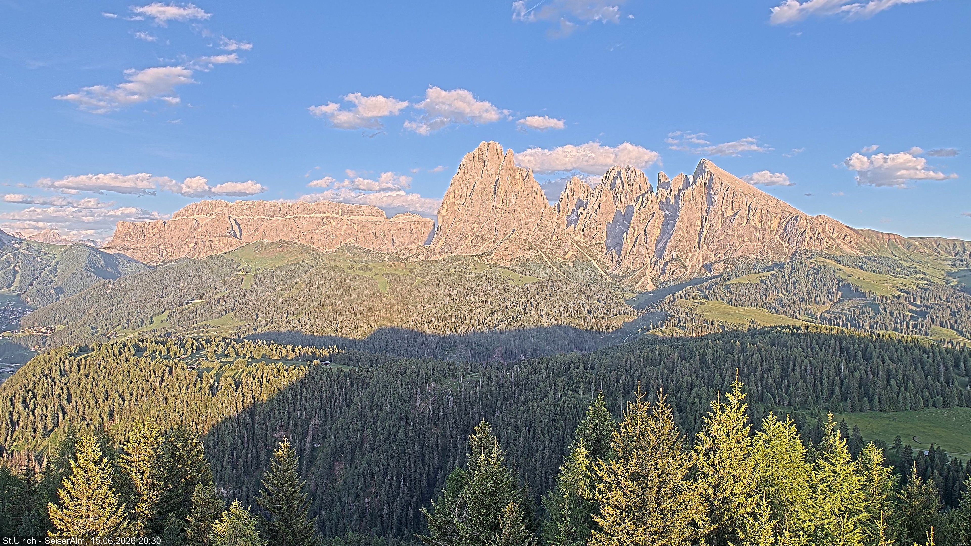 Archiv Foto Webcam Ausblick Seiser Alm