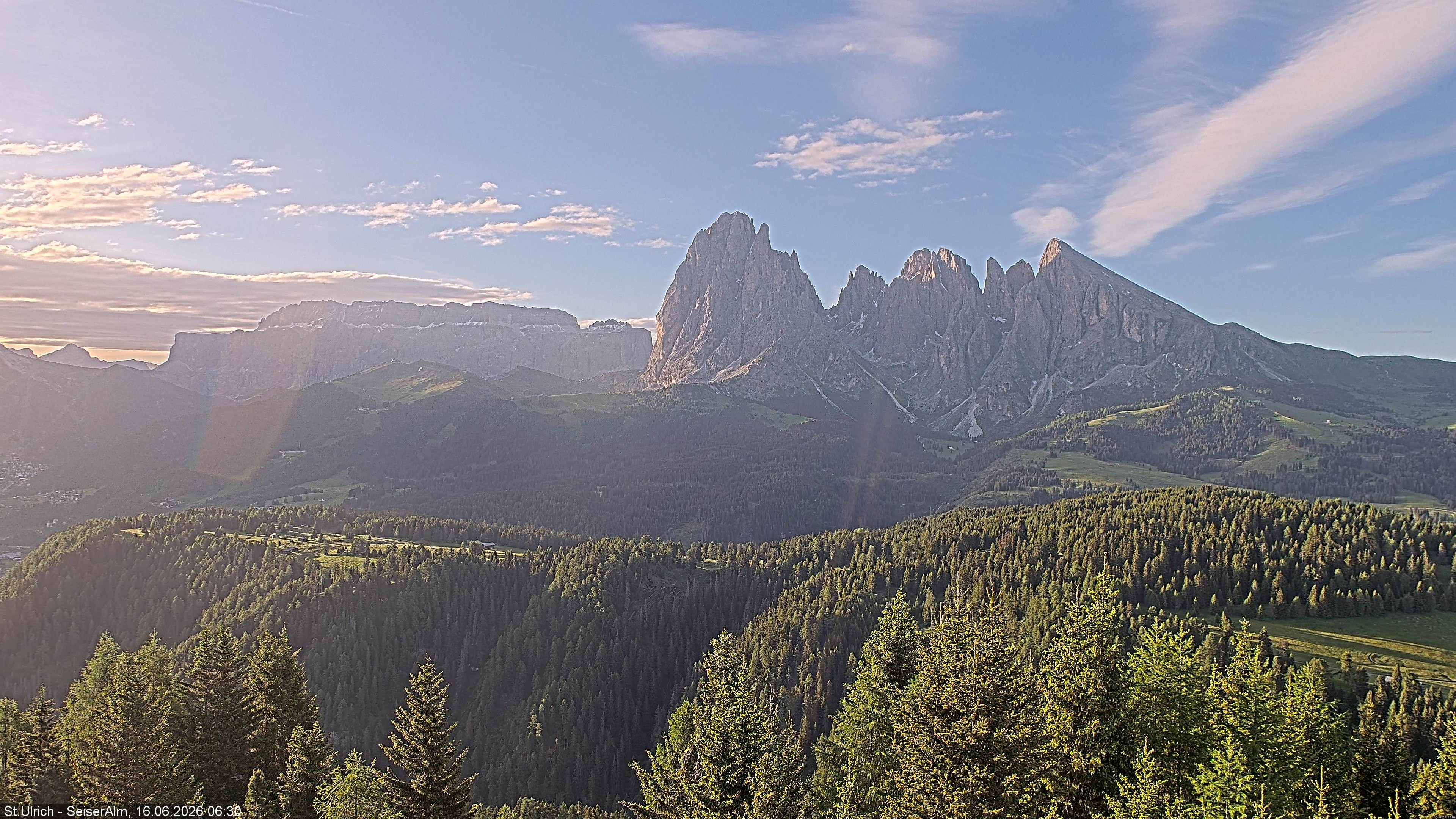 Archiv Foto Webcam Ausblick Seiser Alm