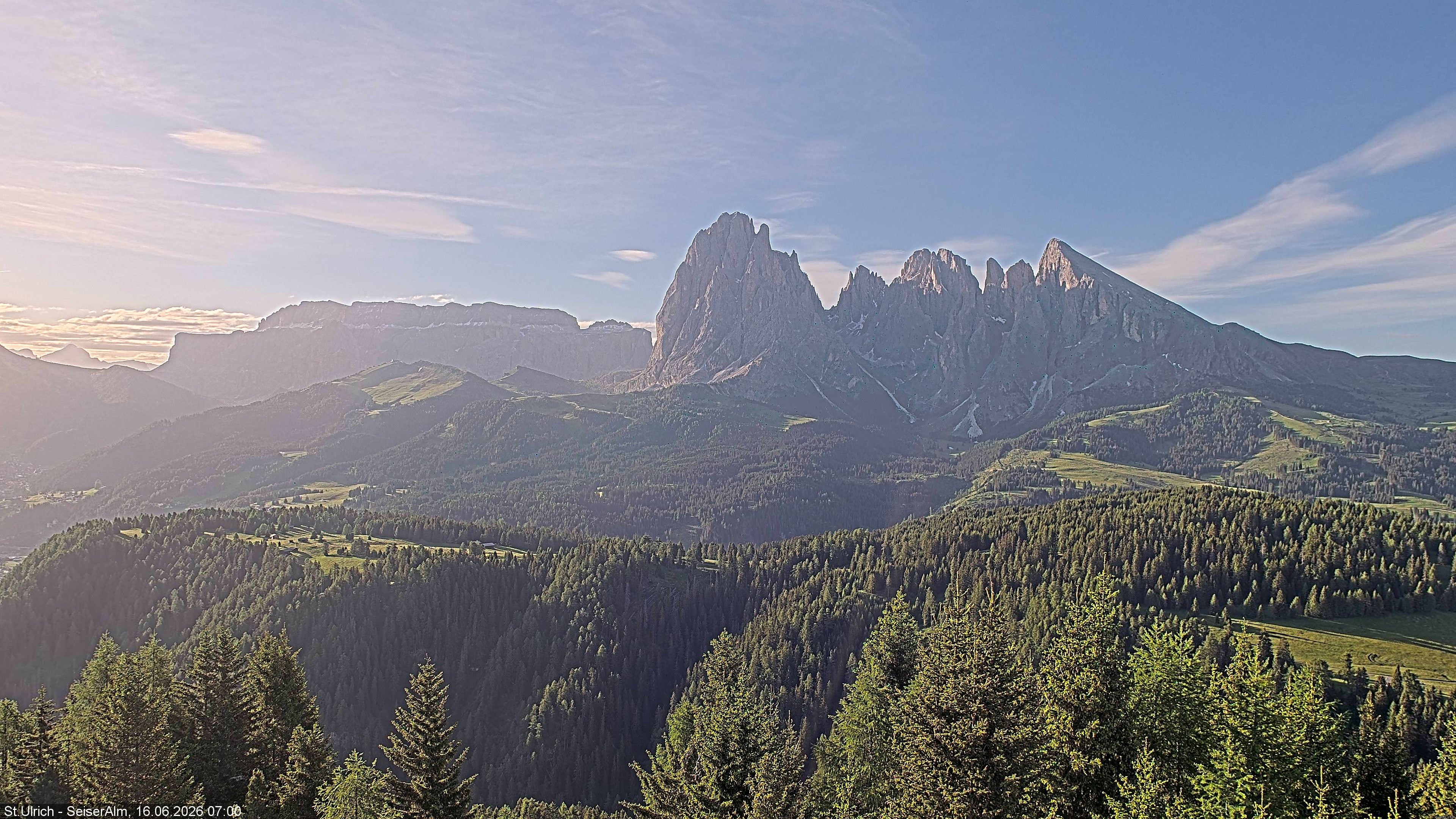 Archiv Foto Webcam Ausblick Seiser Alm