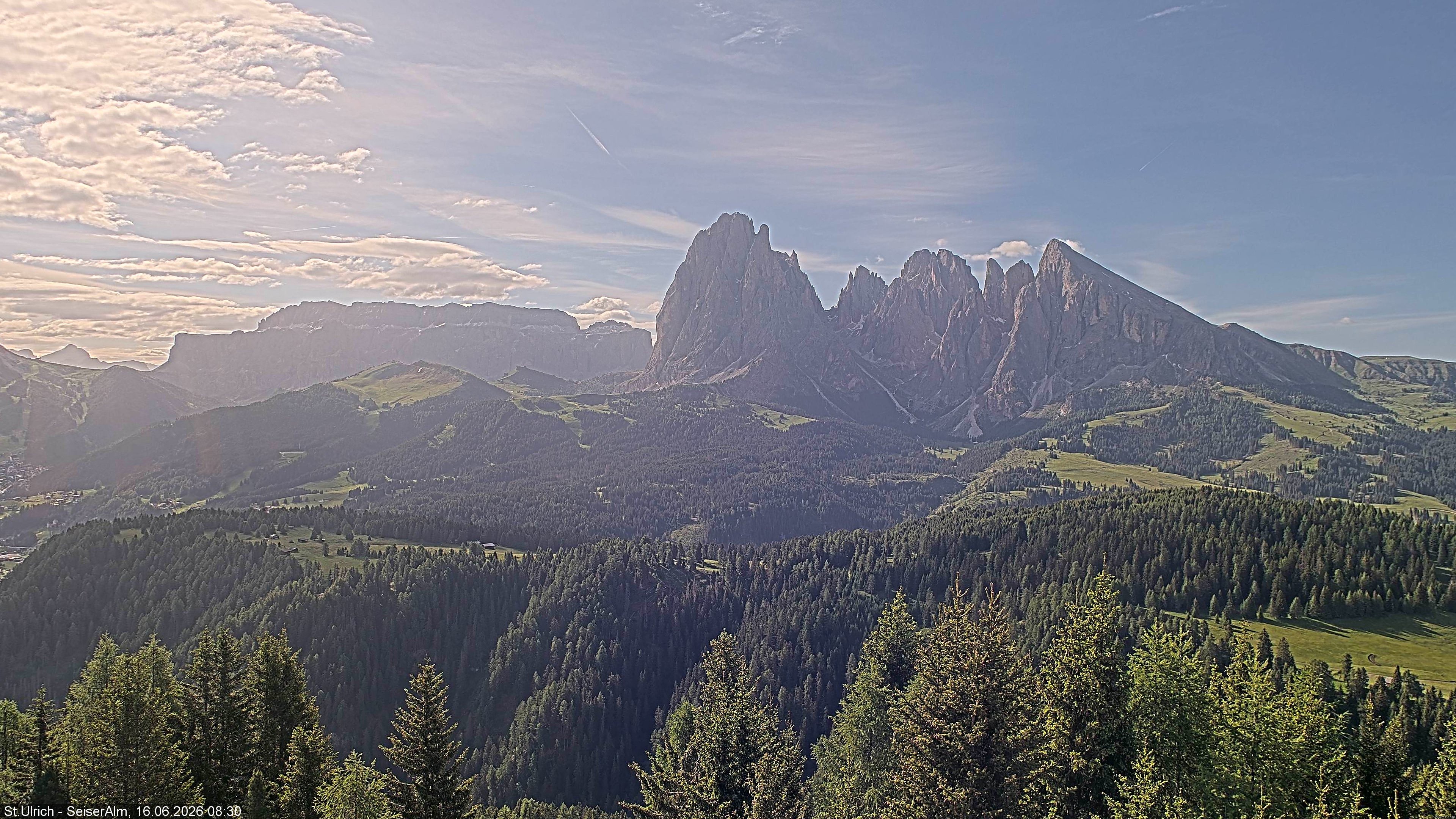 Archiv Foto Webcam Ausblick Seiser Alm