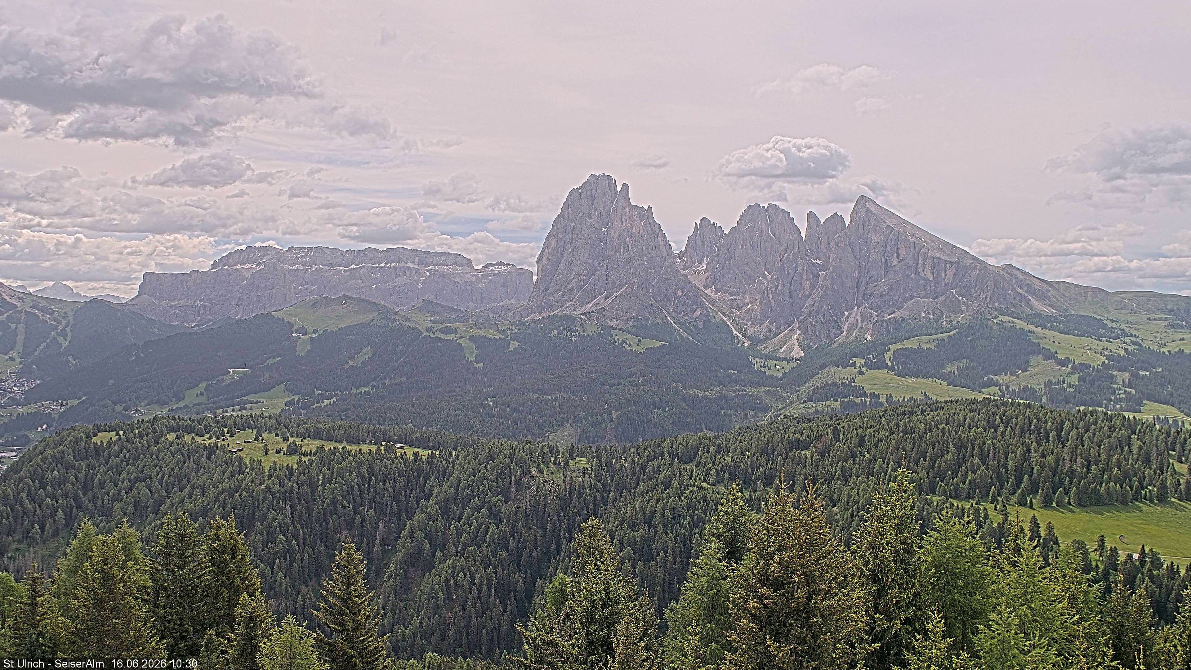 Archiv Foto Webcam Ausblick Seiser Alm