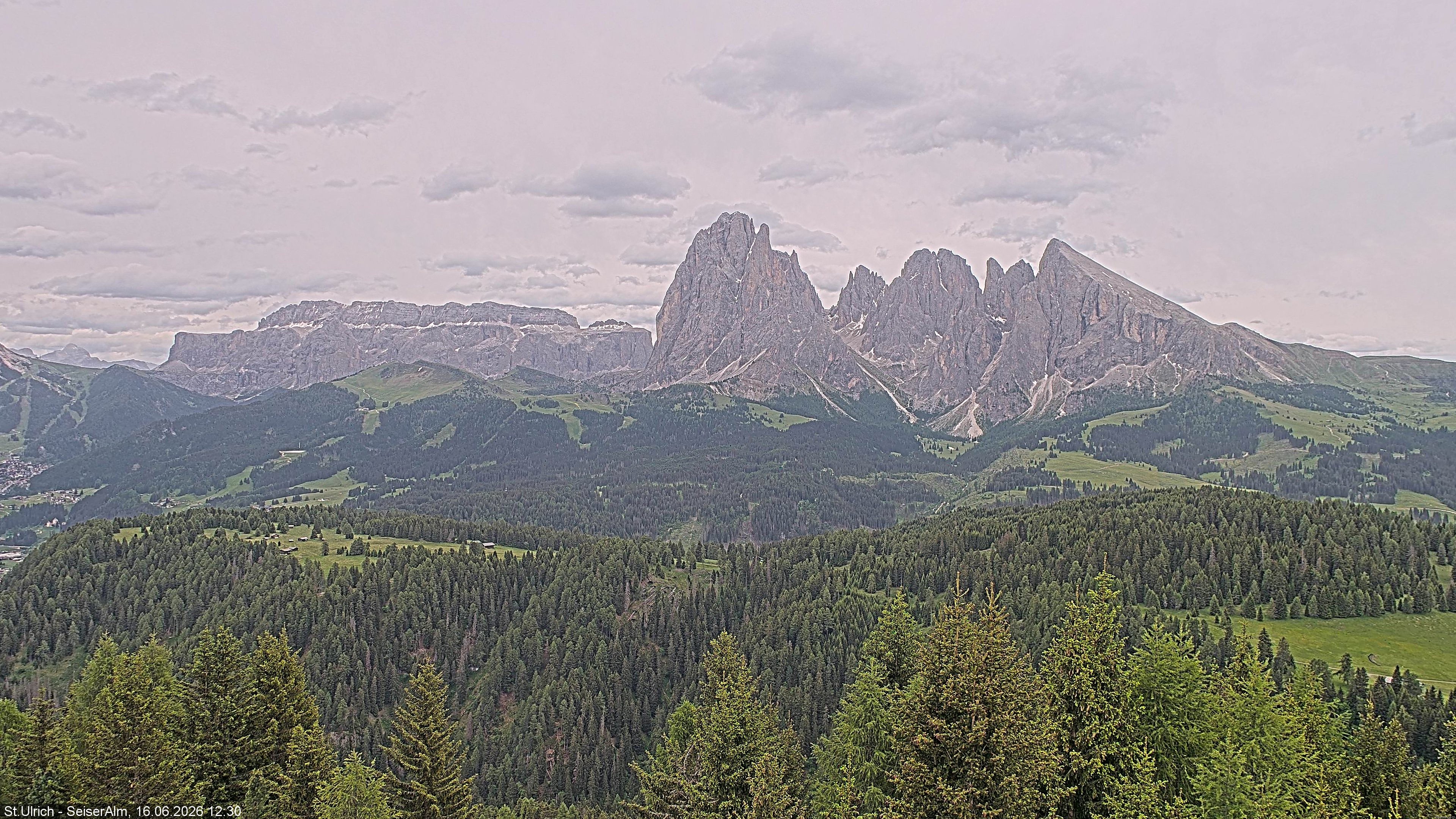 Archiv Foto Webcam Ausblick Seiser Alm