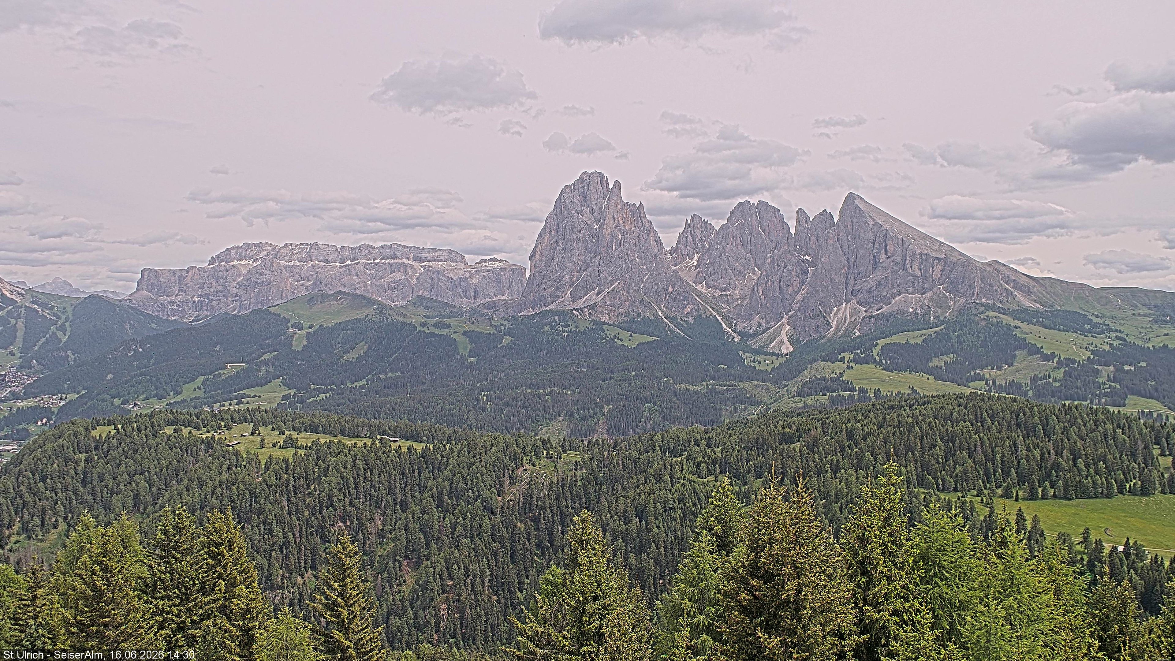 Archiv Foto Webcam Ausblick Seiser Alm