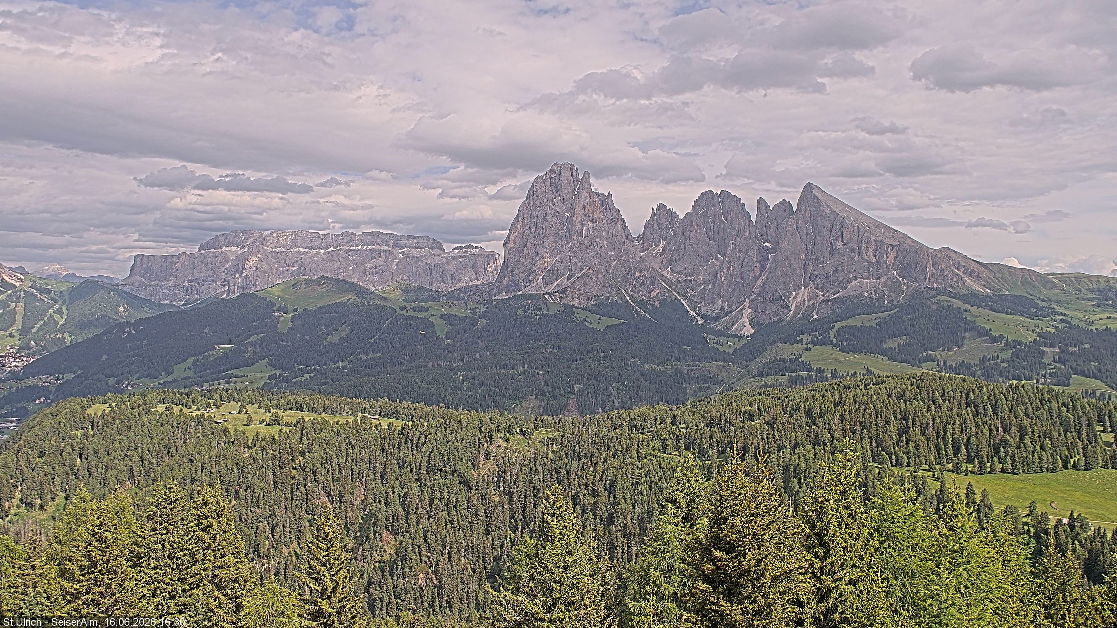 Archiv Foto Webcam Ausblick Seiser Alm