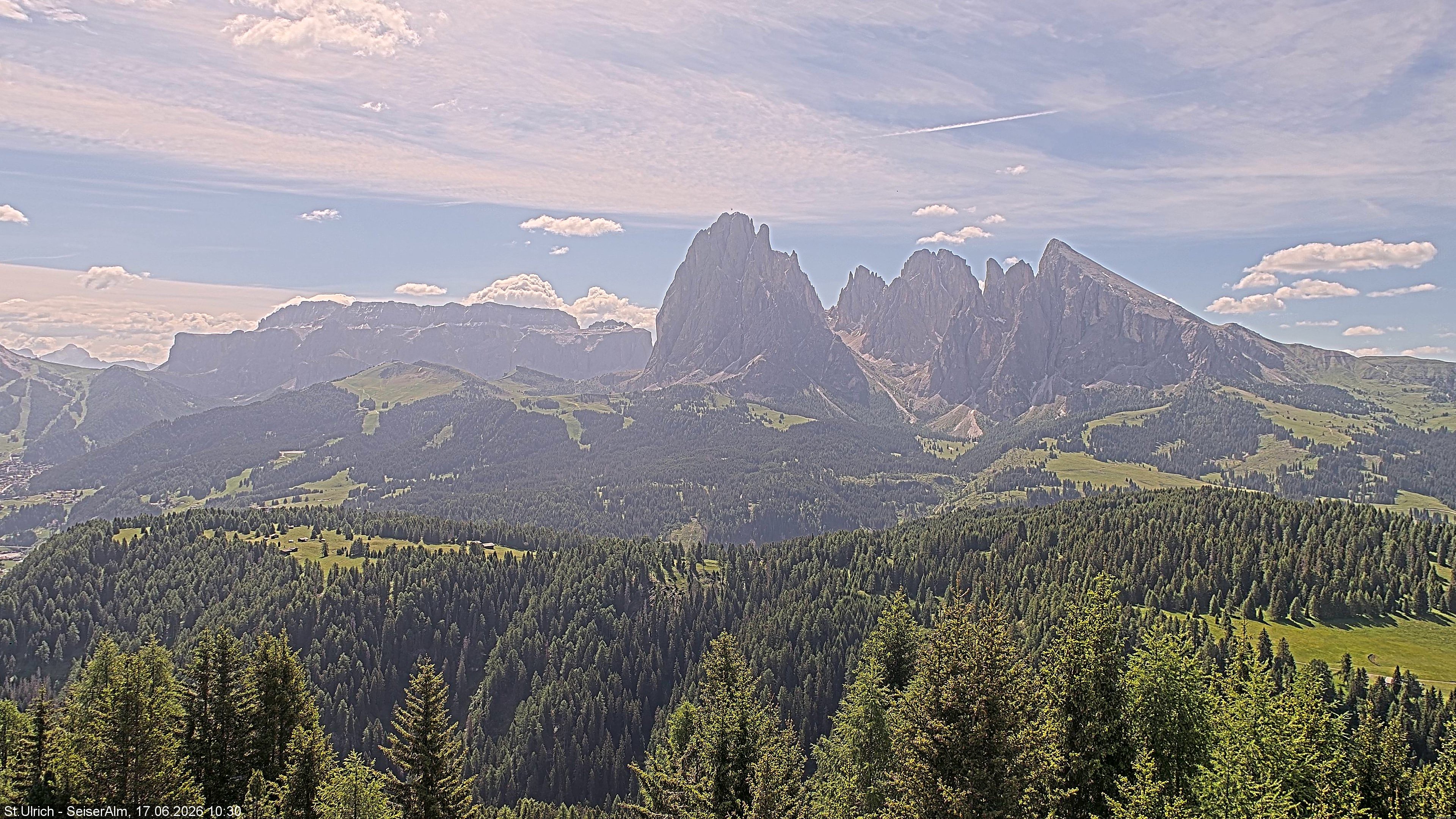 Archived image Webcam Vista Alpe di Siusi