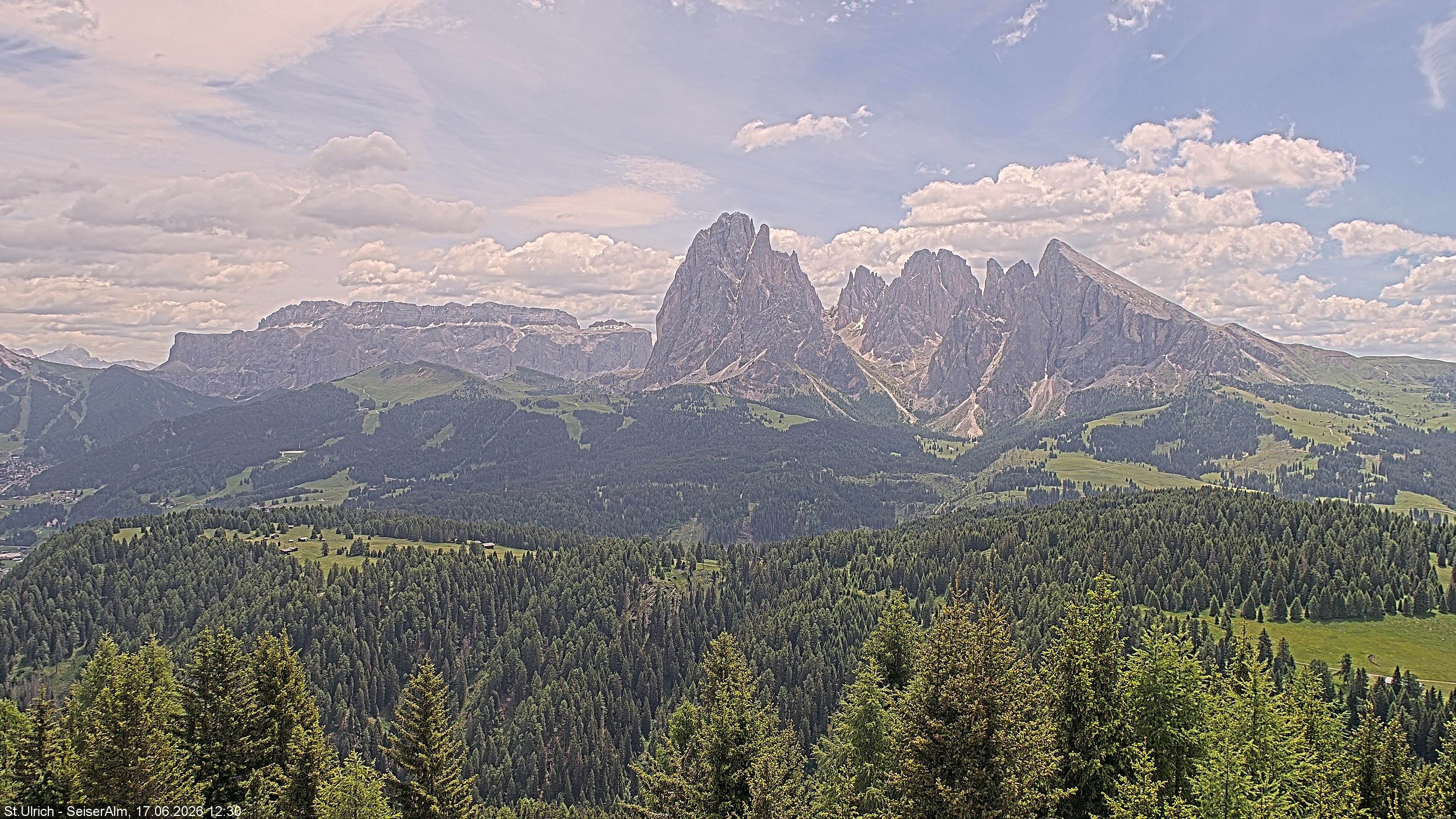 Archiv Foto Webcam Ausblick Seiser Alm