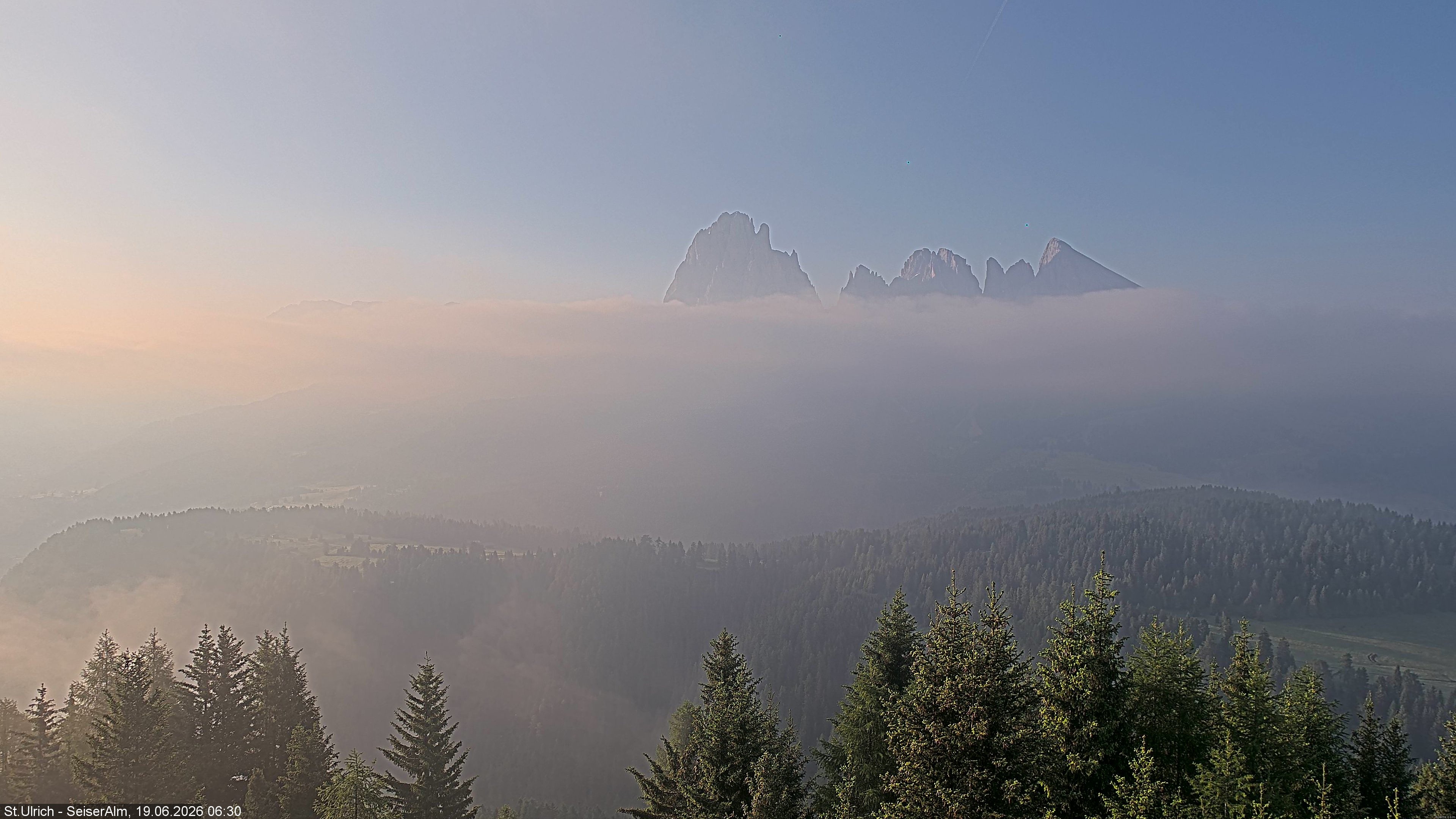 Archiv Foto Webcam Ausblick Seiser Alm
