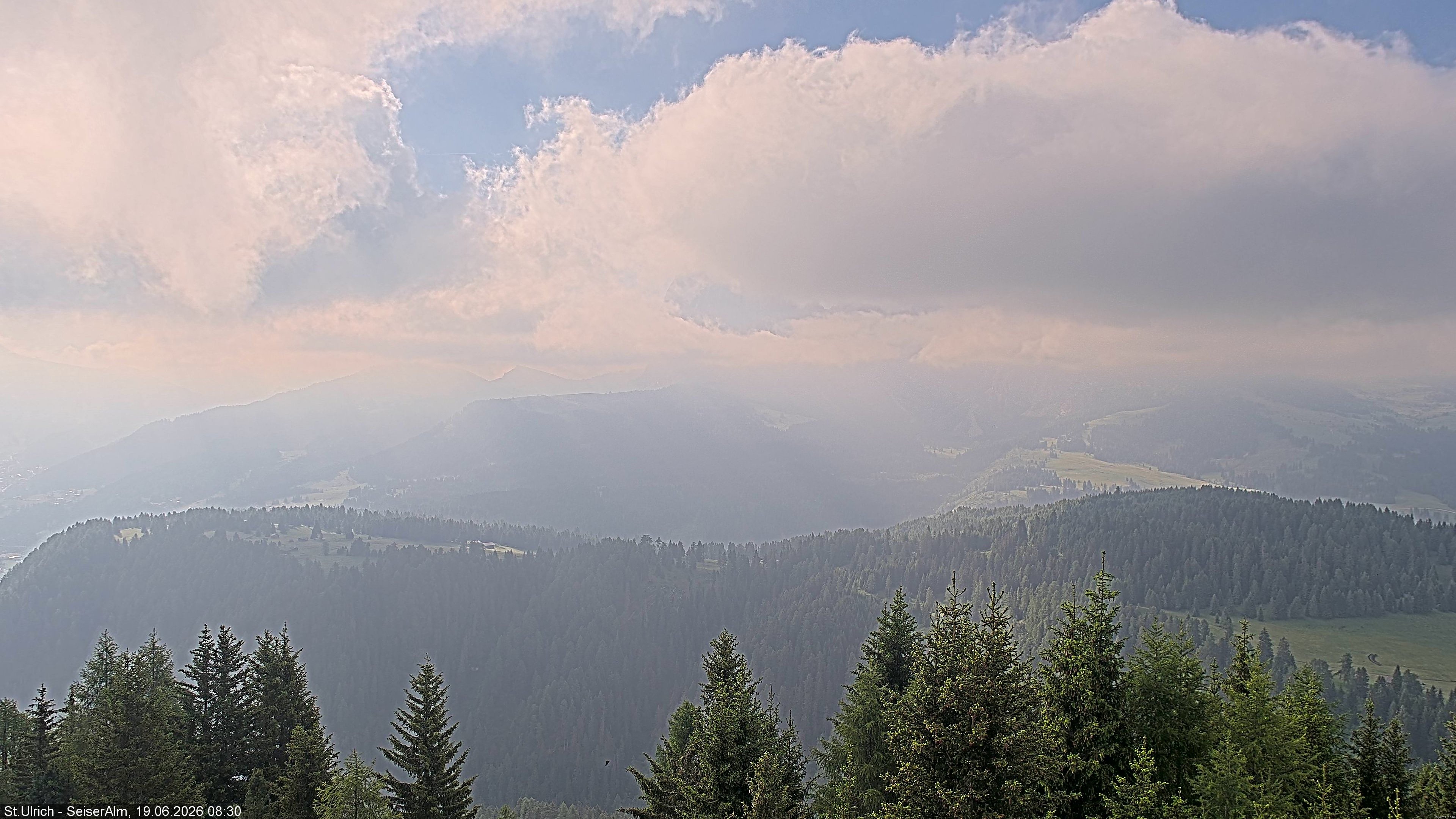 Archiv Foto Webcam Ausblick Seiser Alm