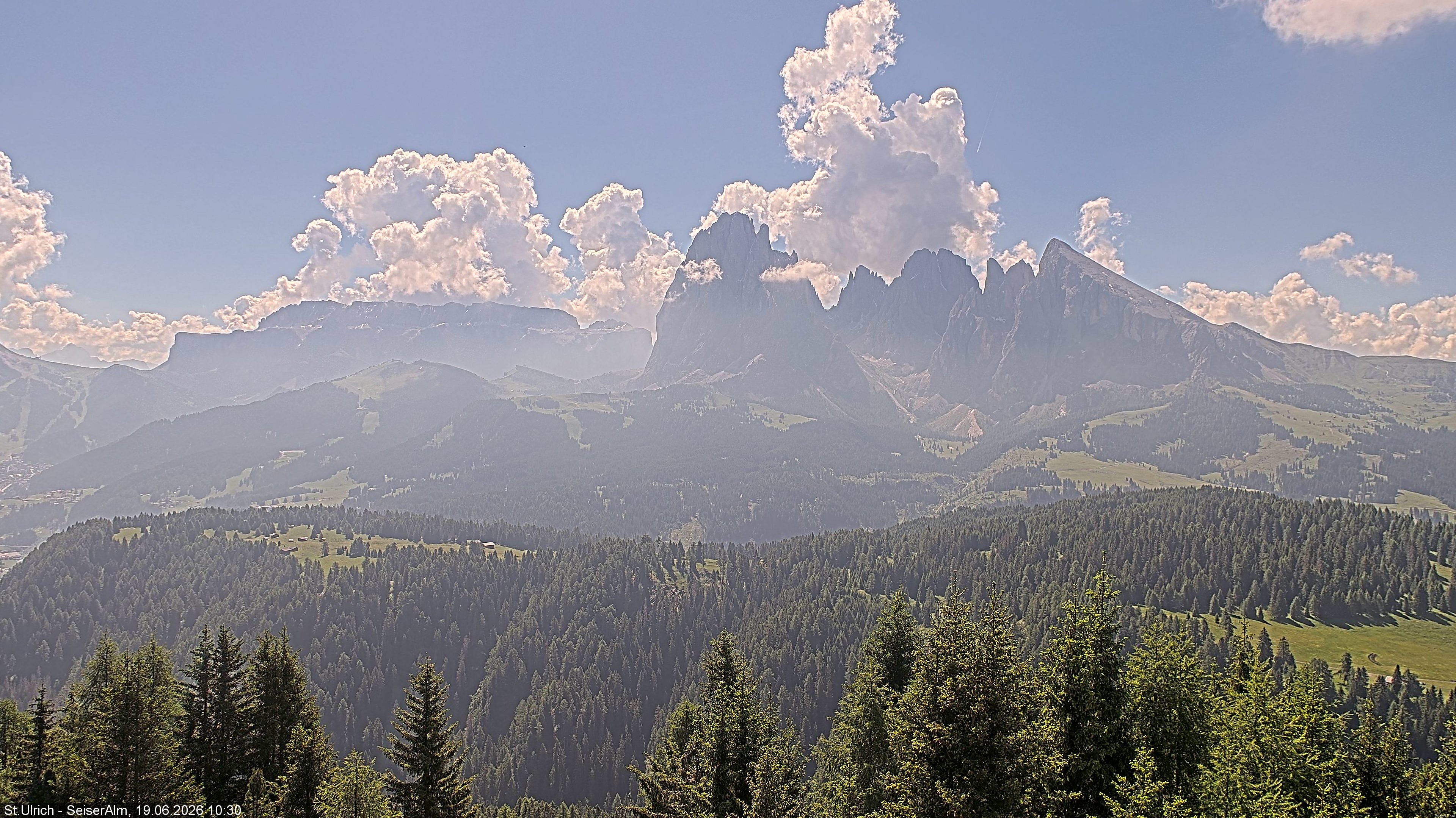 Archiv Foto Webcam Ausblick Seiser Alm