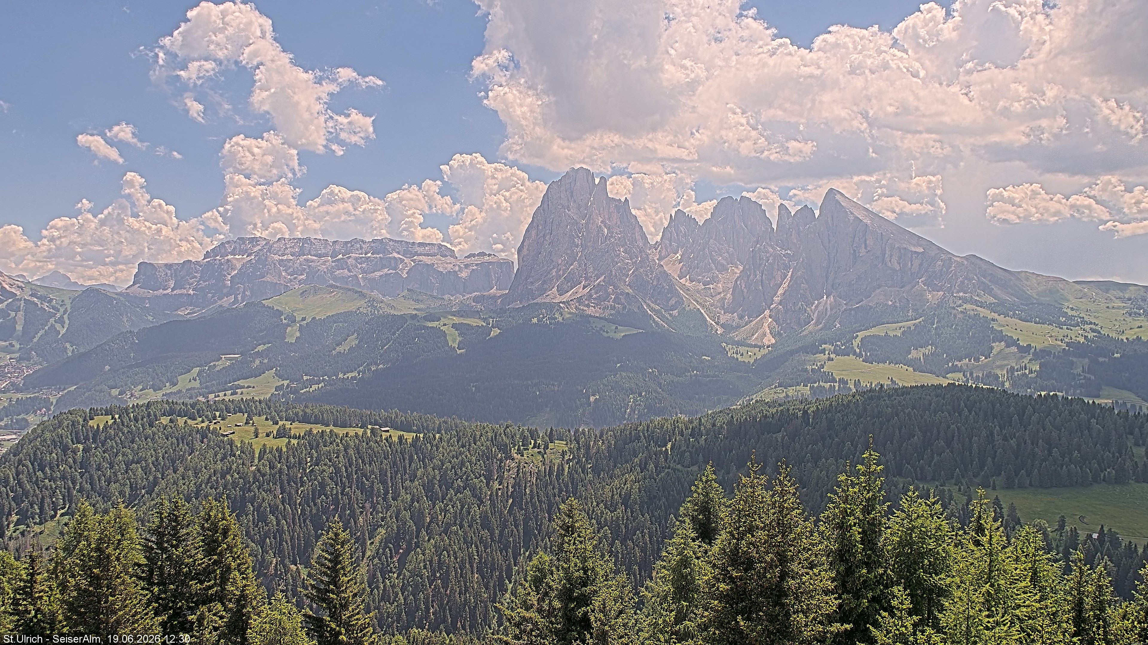 Archiv Foto Webcam Ausblick Seiser Alm