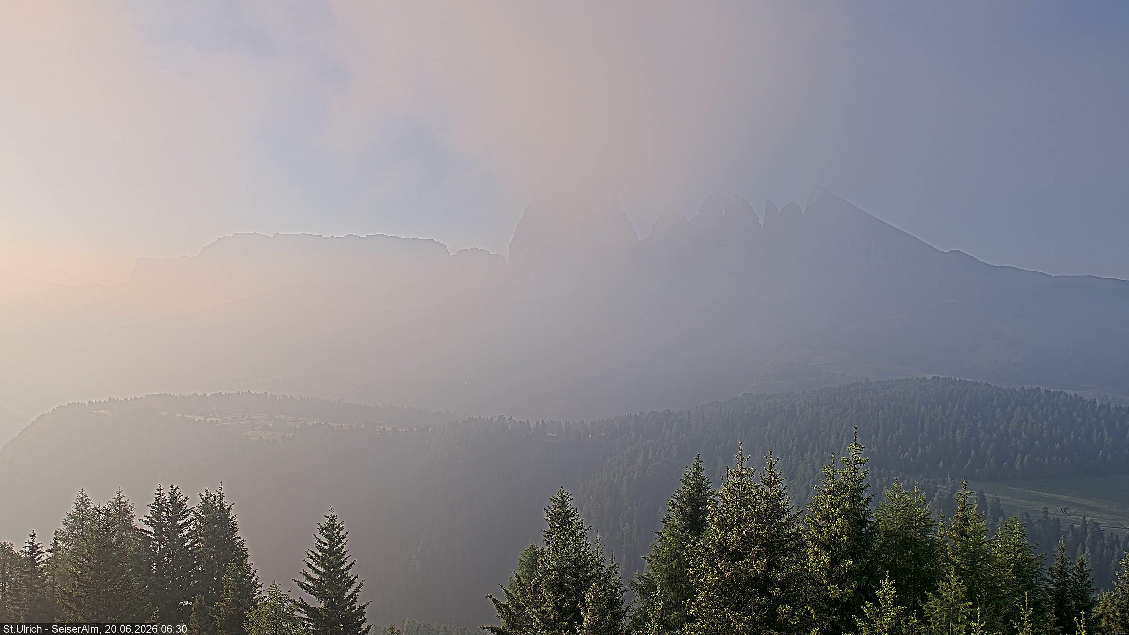 Archiv Foto Webcam Ausblick Seiser Alm