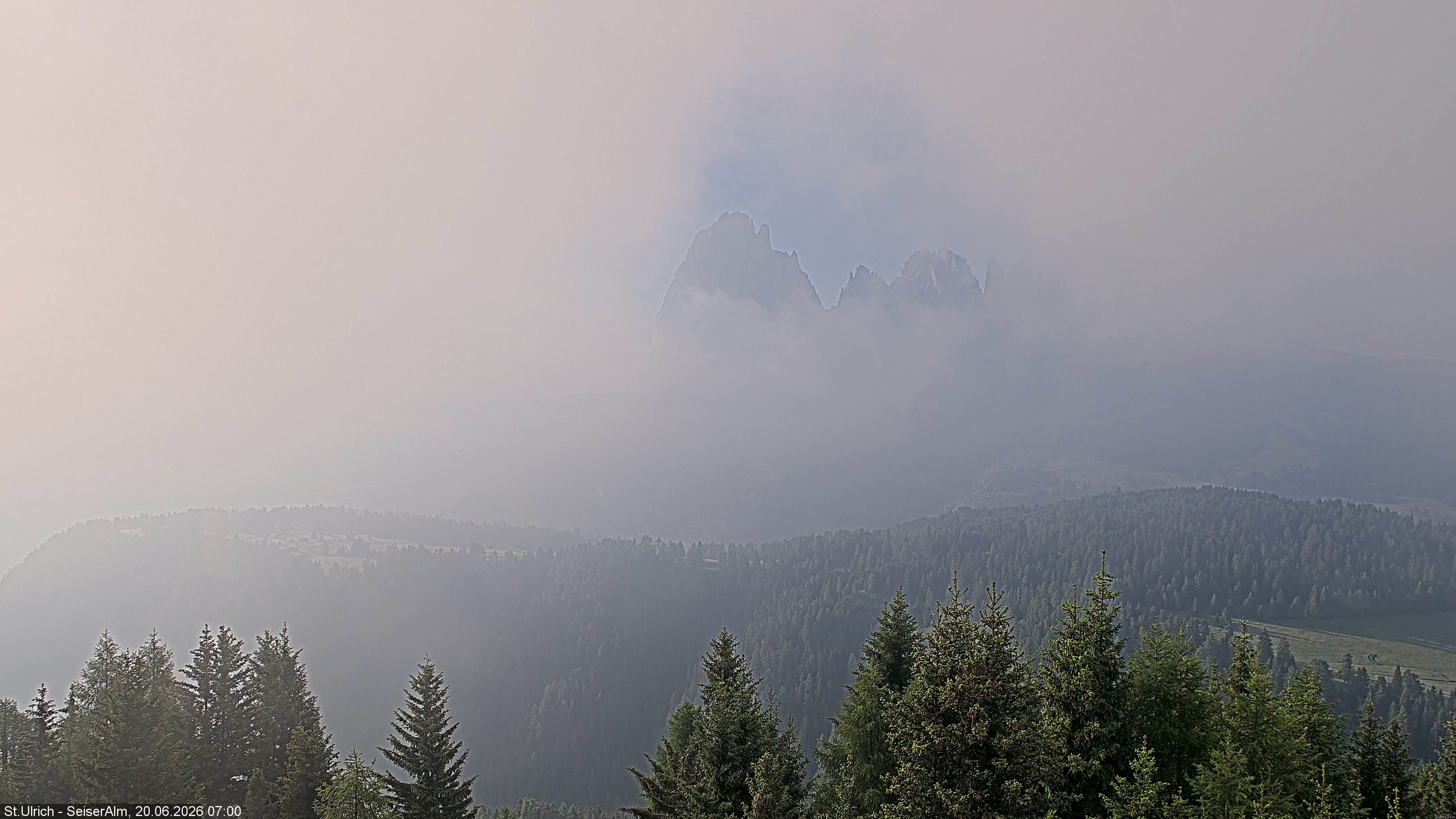 Archiv Foto Webcam Ausblick Seiser Alm
