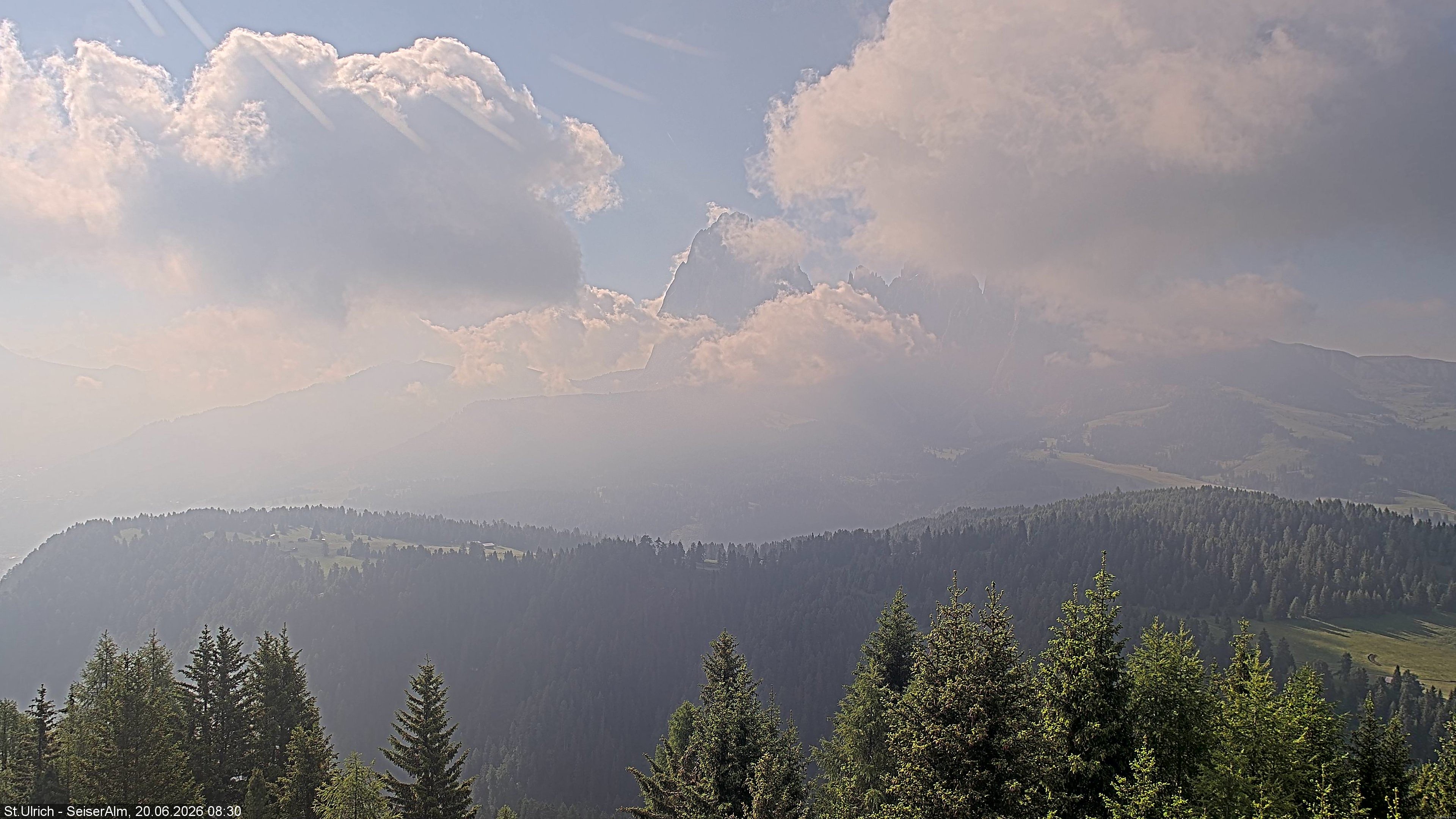 Archiv Foto Webcam Ausblick Seiser Alm