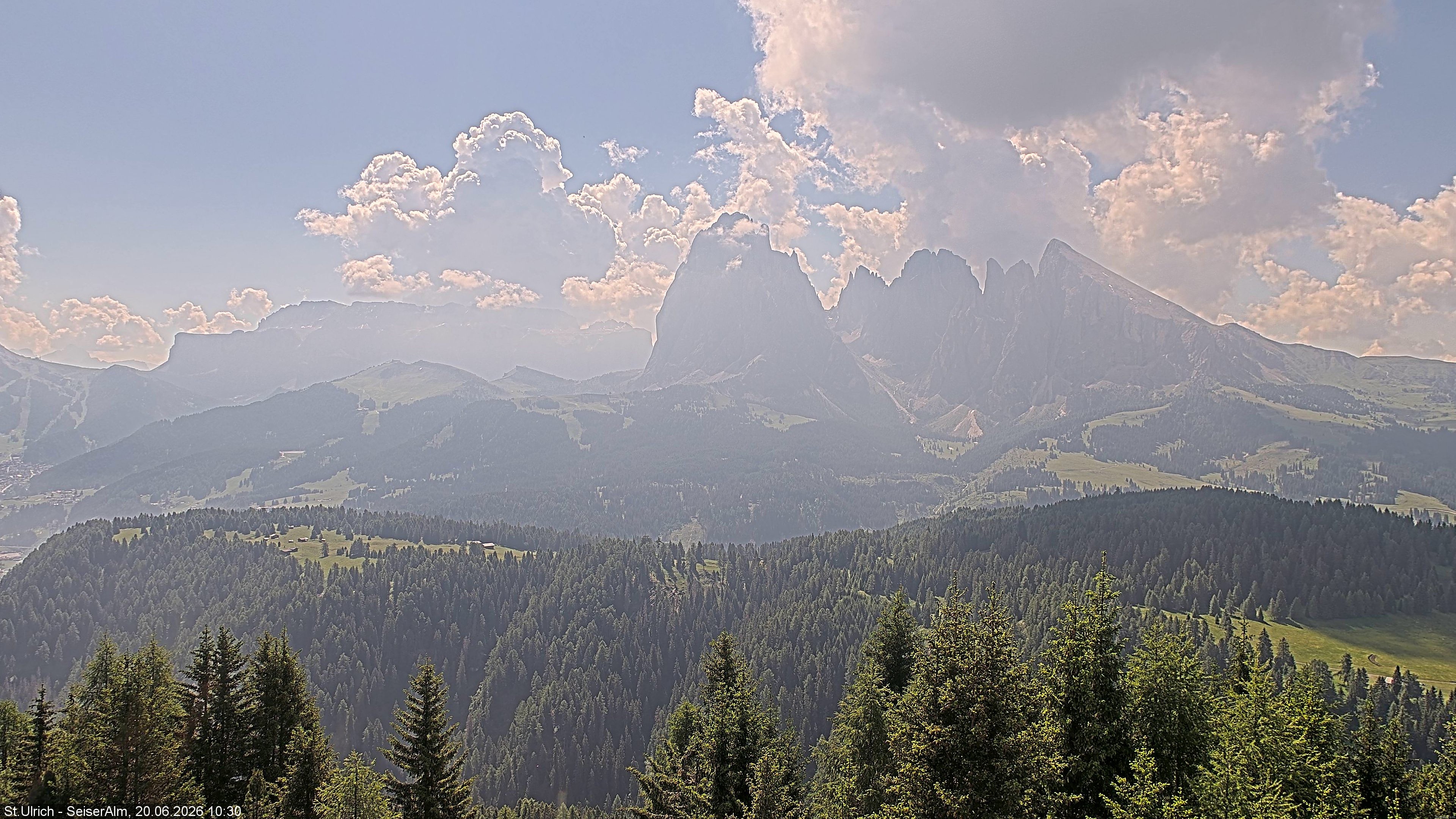 Archiv Foto Webcam Ausblick Seiser Alm