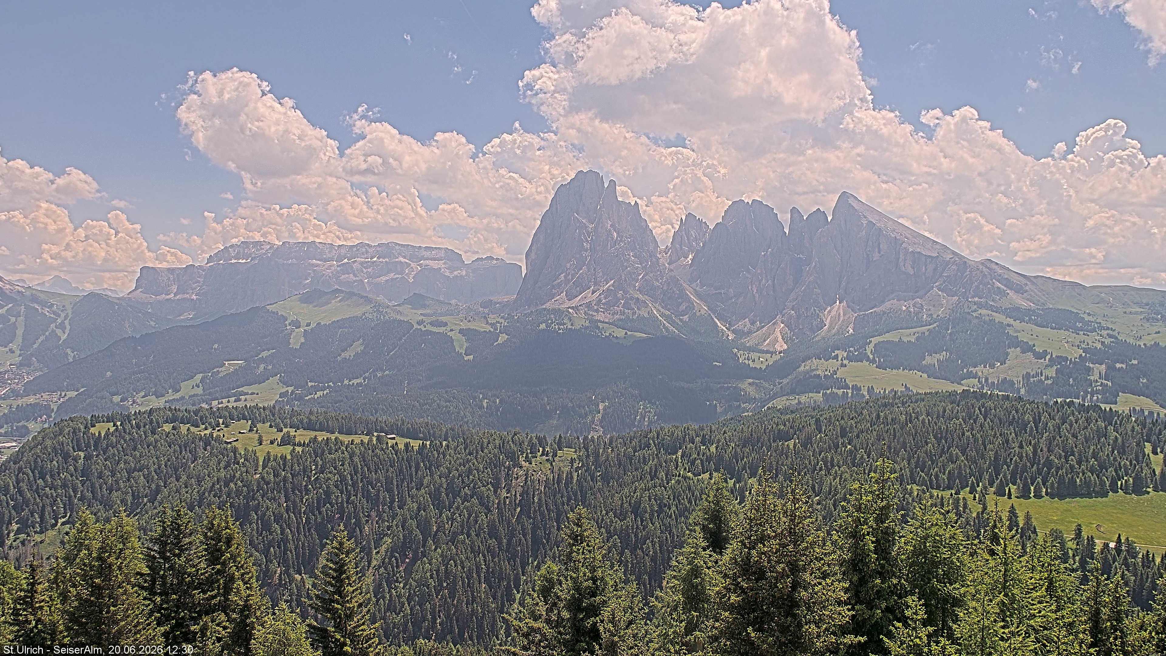 Archiv Foto Webcam Ausblick Seiser Alm