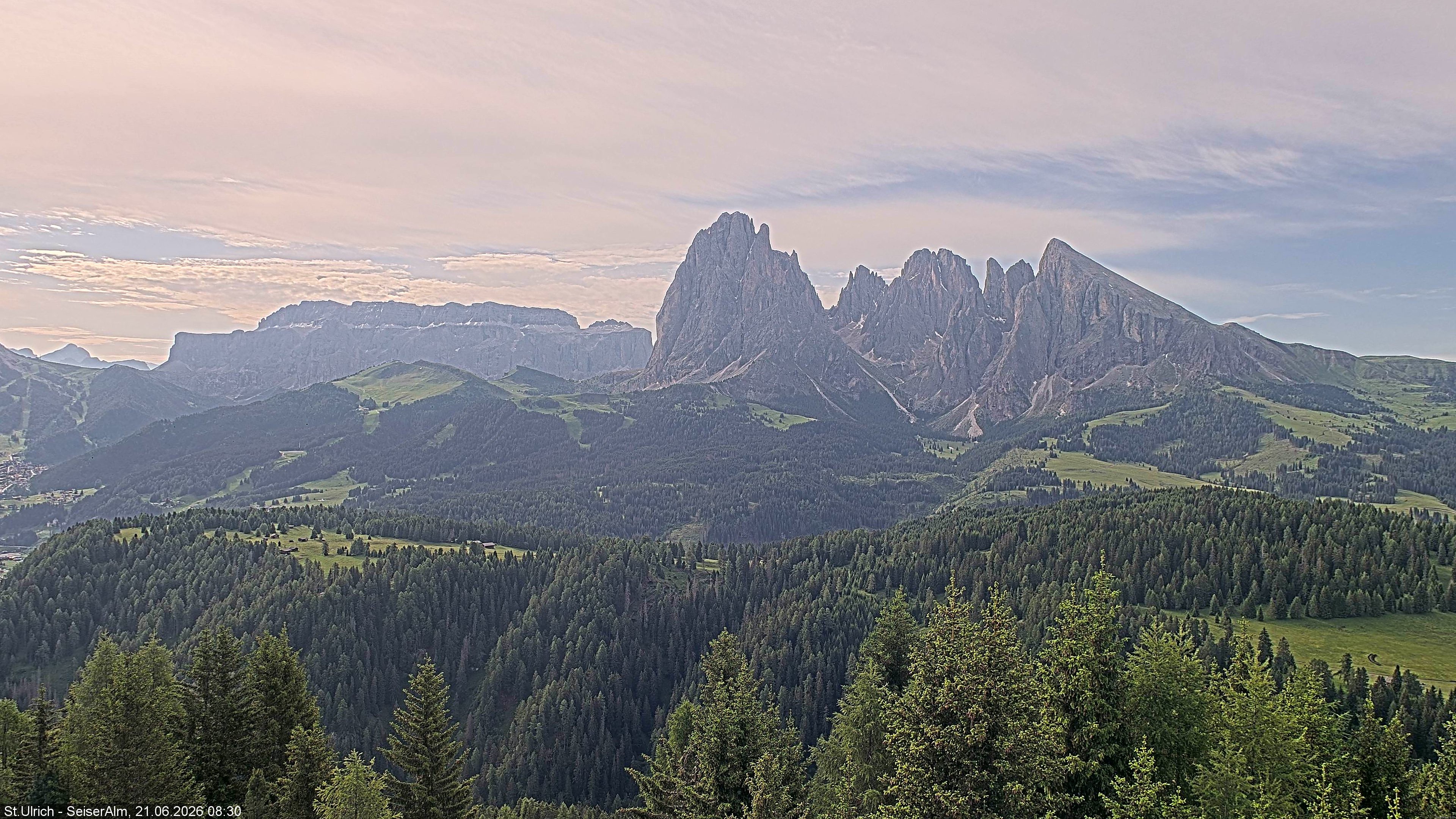 Archiv Foto Webcam Ausblick Seiser Alm