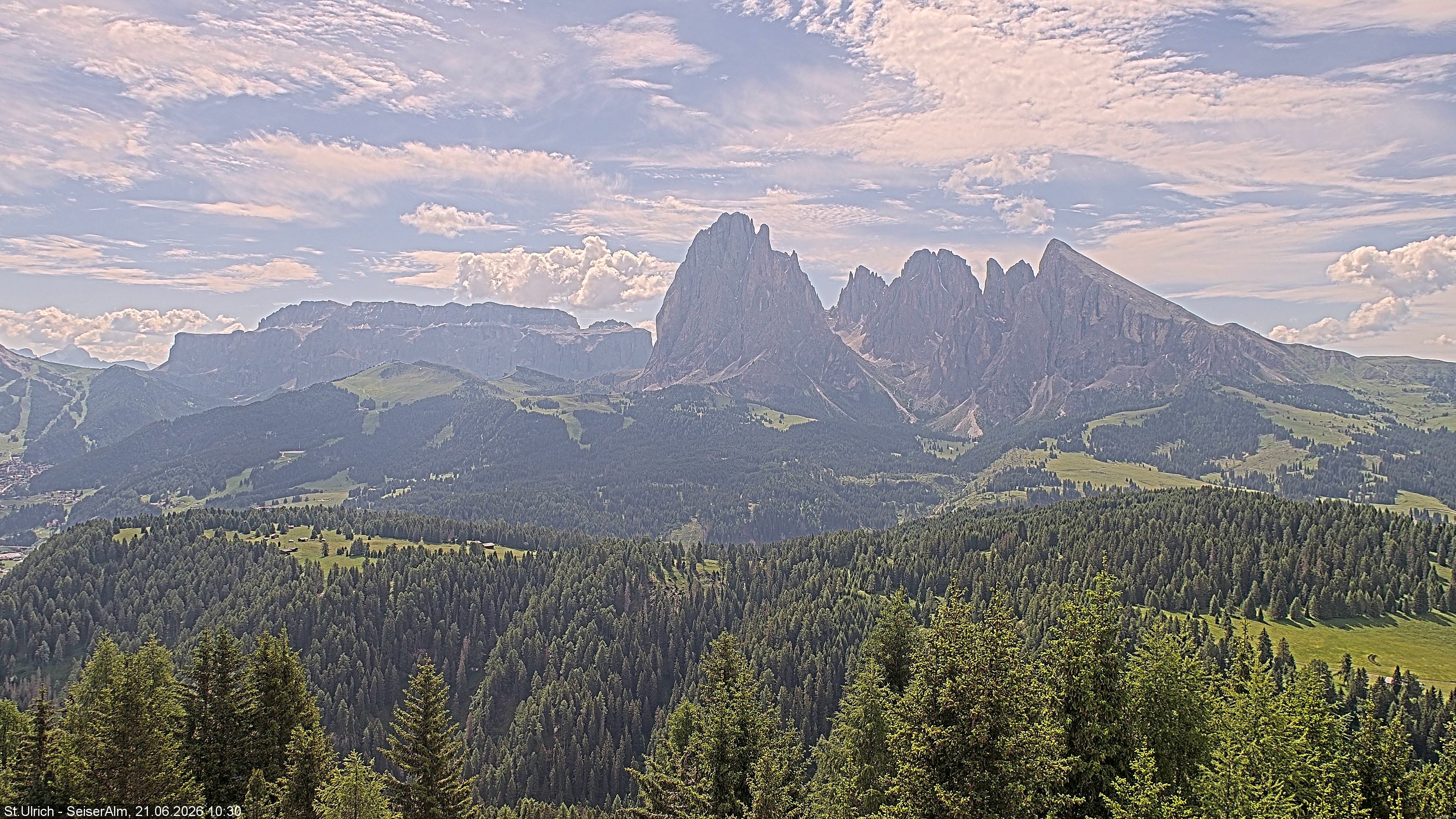 Archiv Foto Webcam Ausblick Seiser Alm