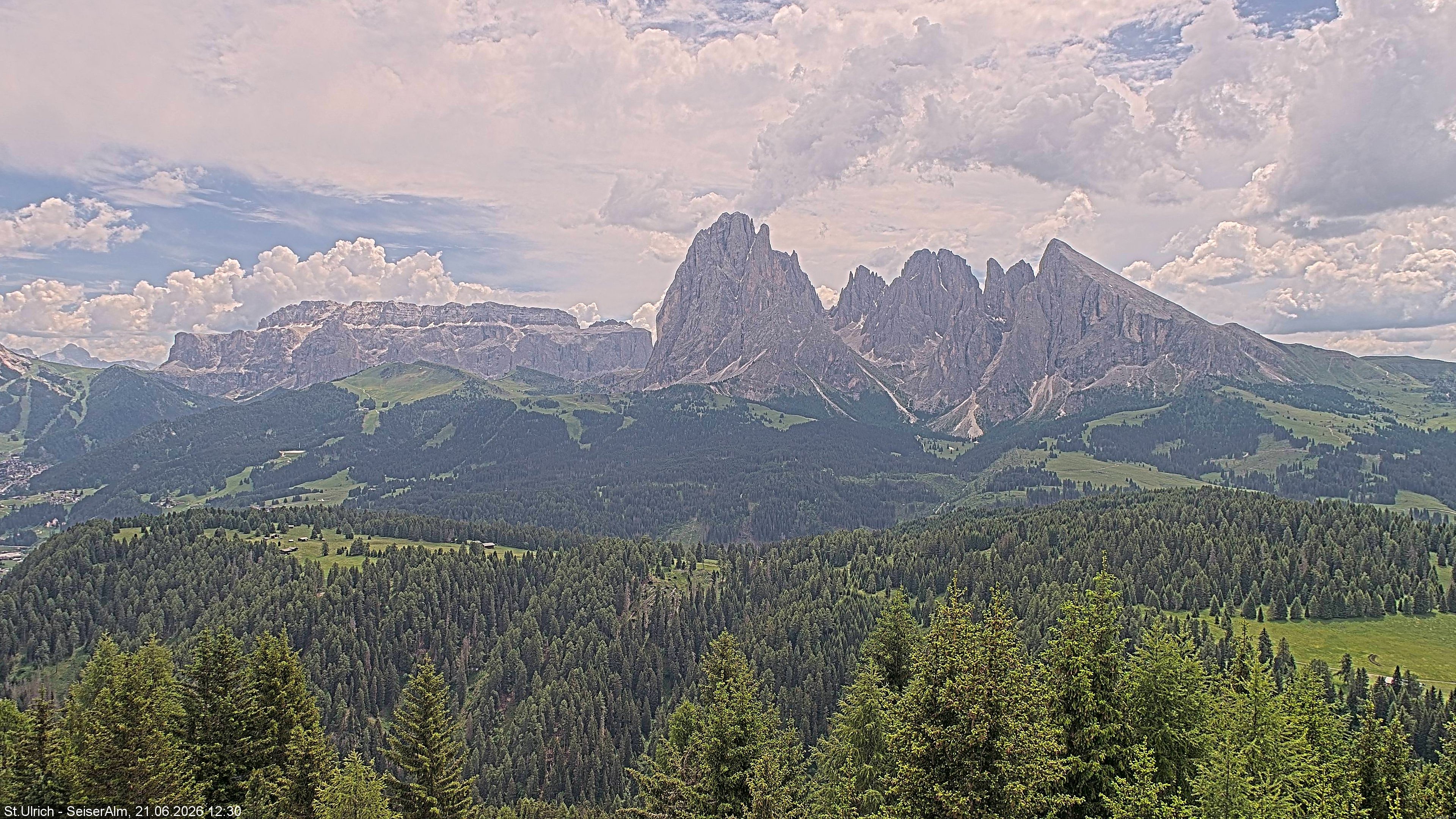Archiv Foto Webcam Ausblick Seiser Alm