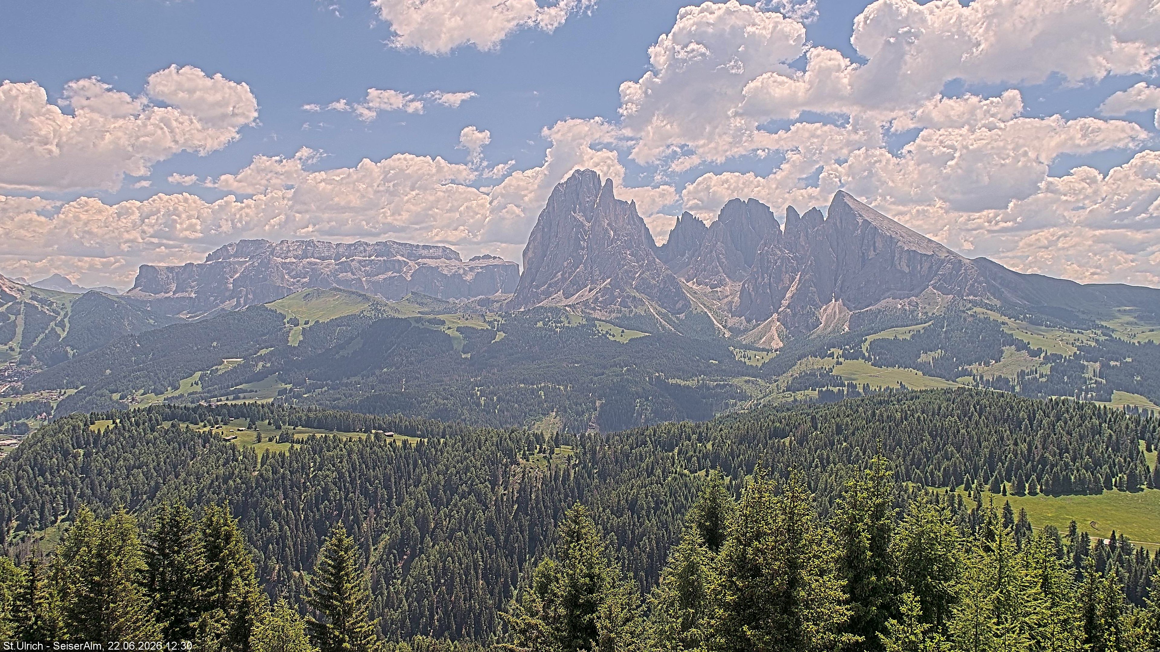 Archiv Foto Webcam Ausblick Seiser Alm