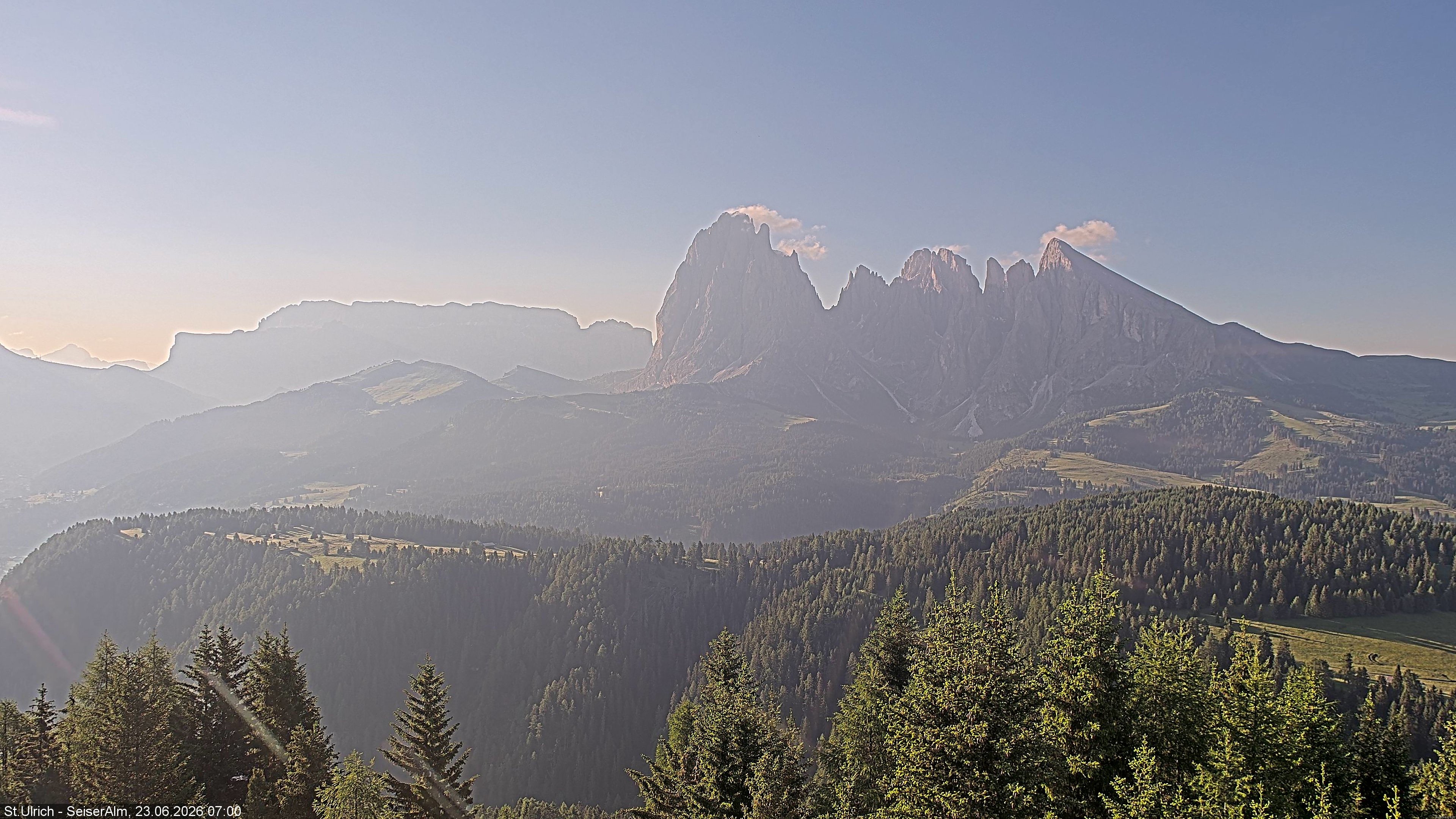Archiv Foto Webcam Ausblick Seiser Alm