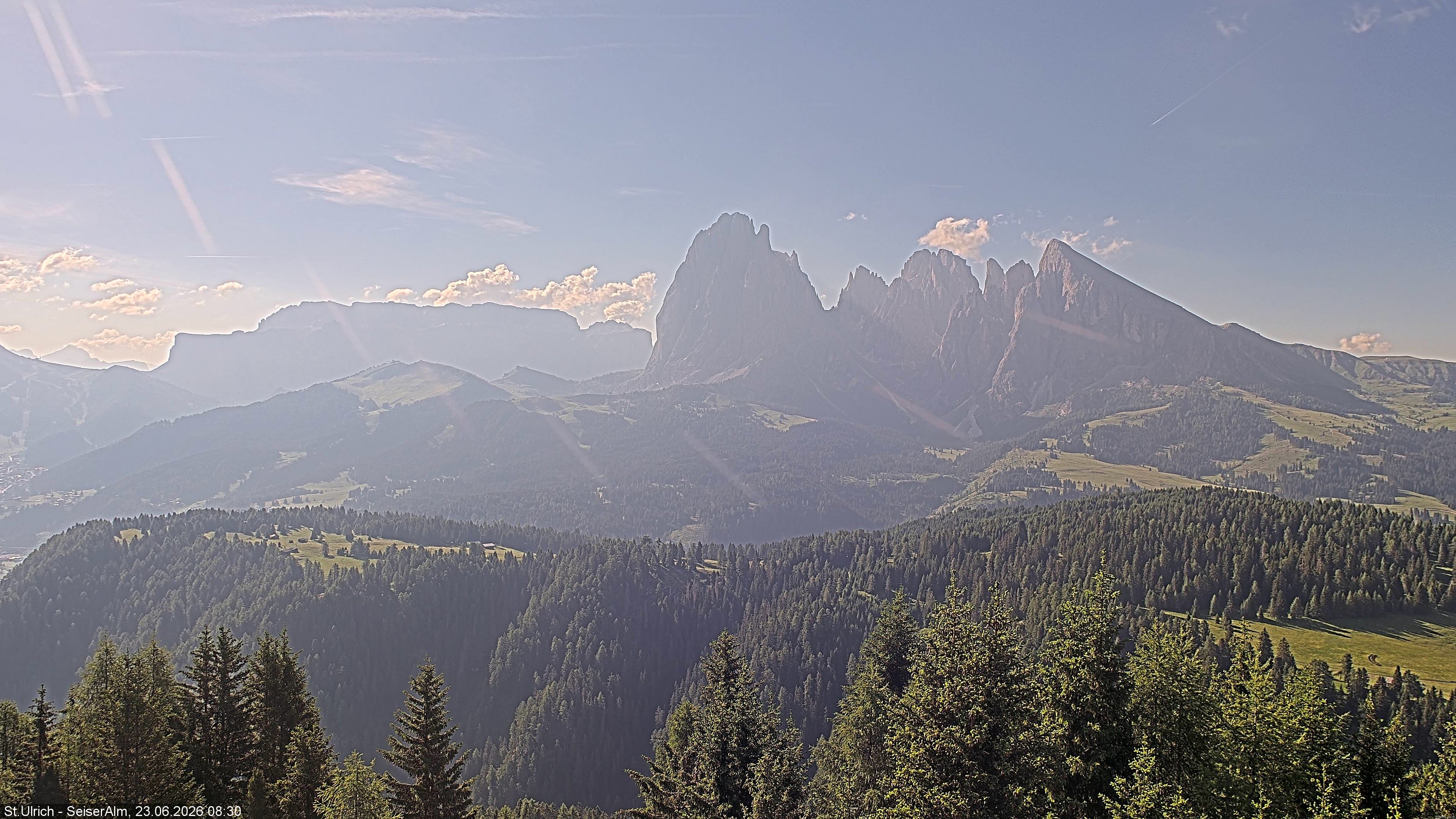 Archiv Foto Webcam Ausblick Seiser Alm