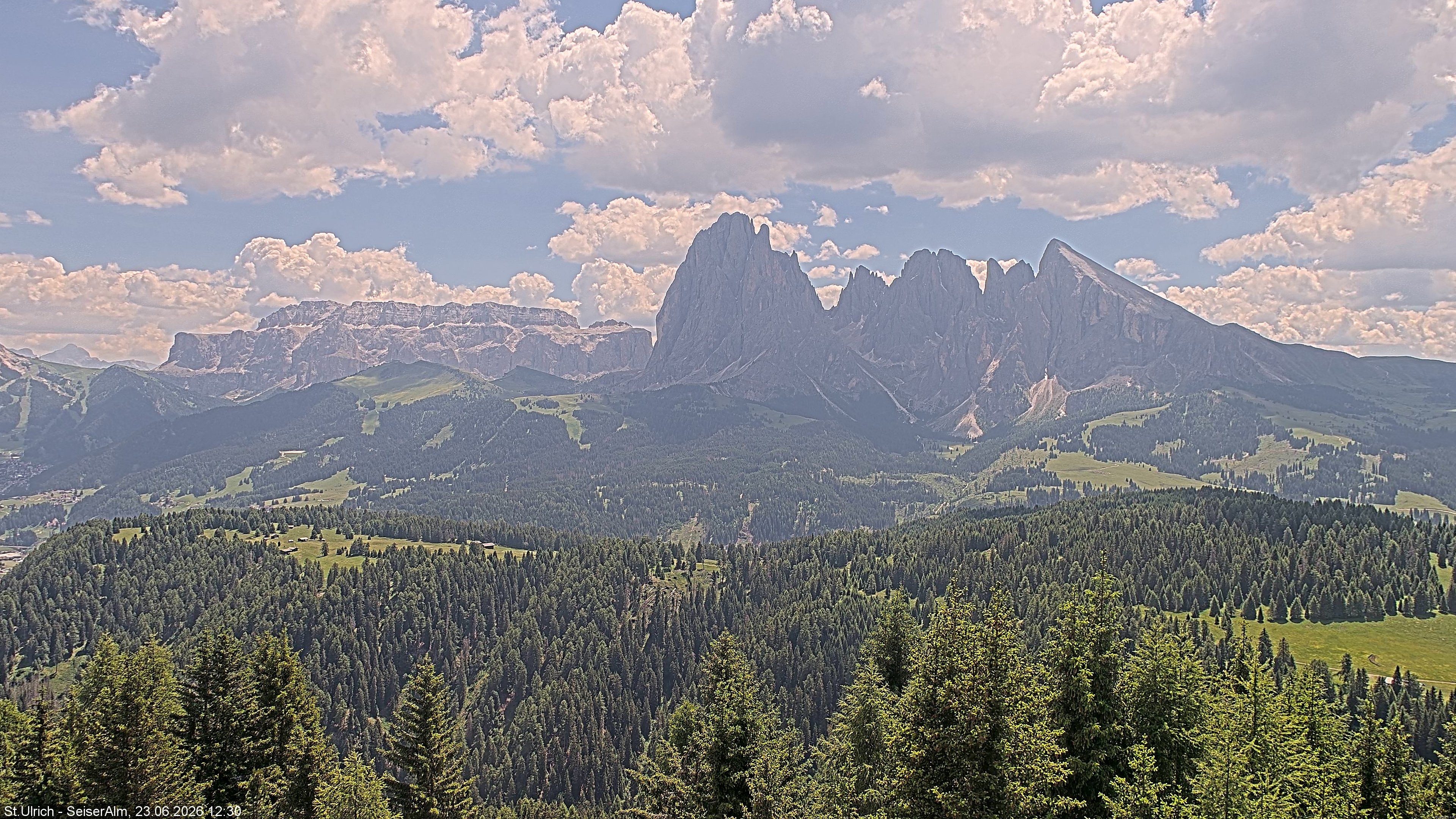 Archiv Foto Webcam Ausblick Seiser Alm