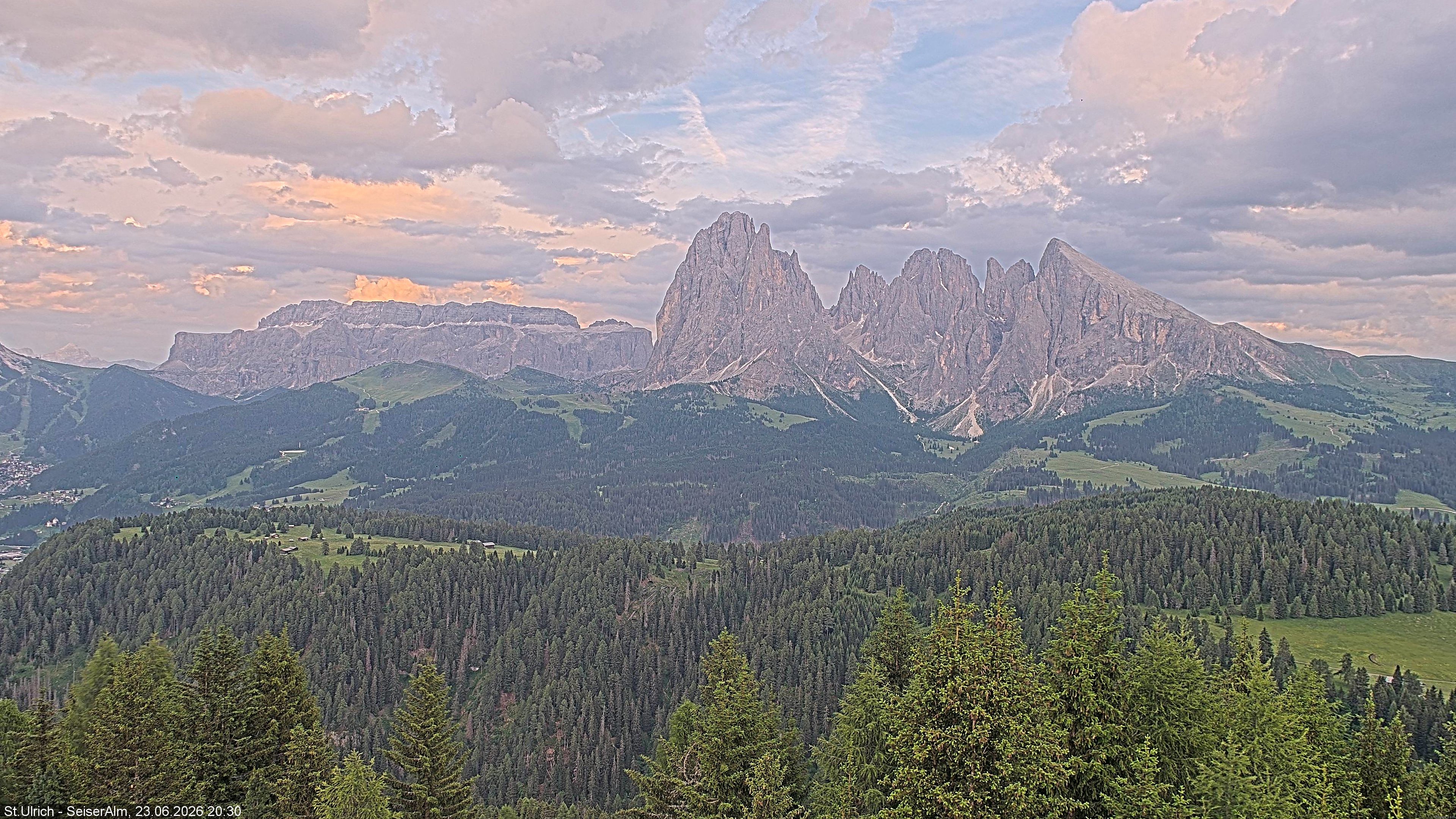 Archiv Foto Webcam Ausblick Seiser Alm