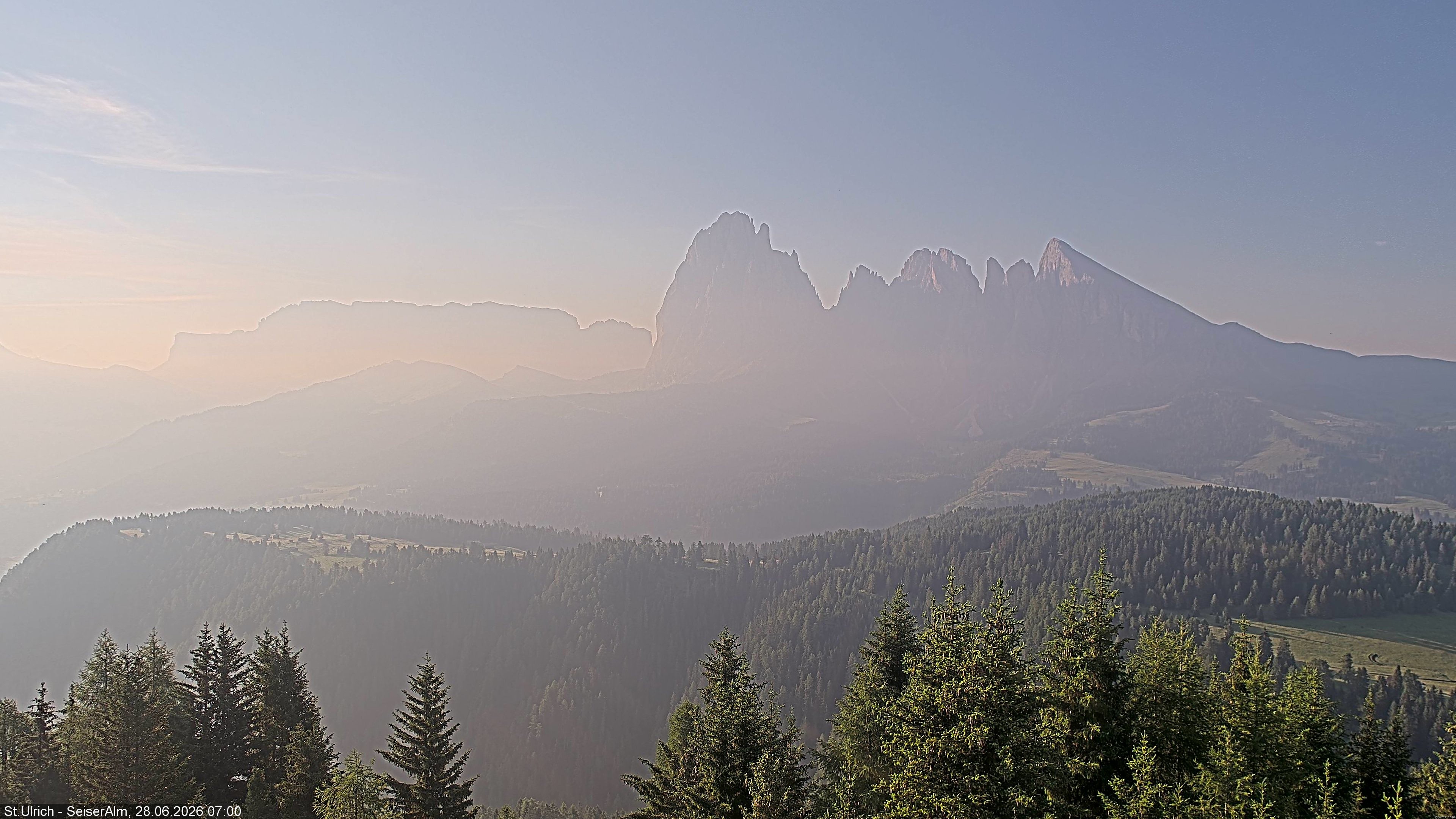Archiv Foto Webcam Ausblick Seiser Alm