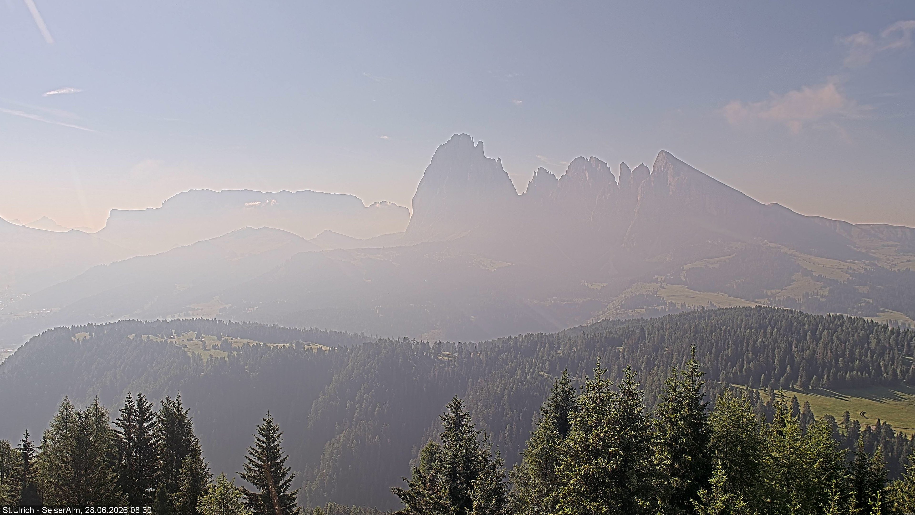 Archiv Foto Webcam Ausblick Seiser Alm