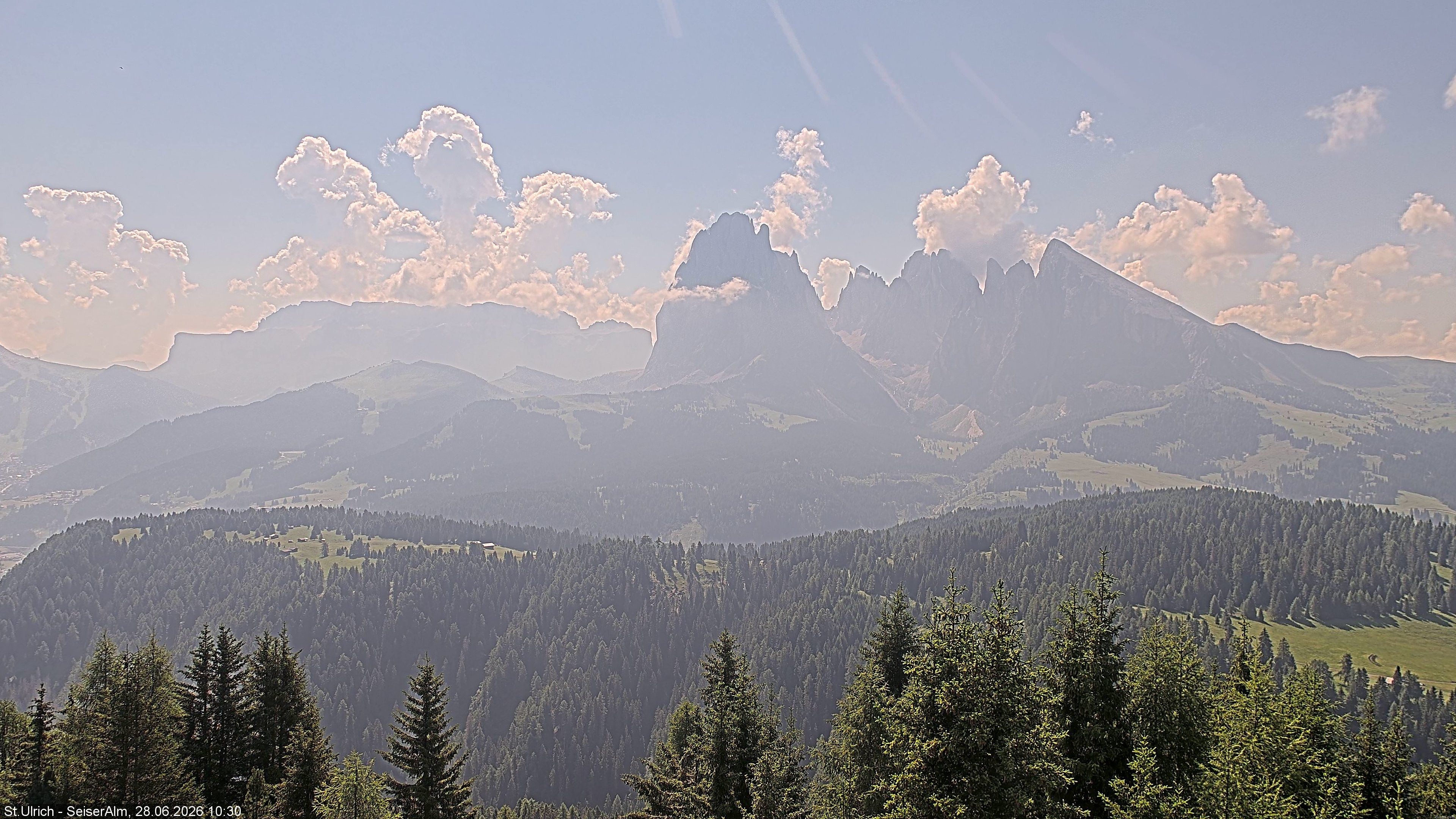 Archiv Foto Webcam Ausblick Seiser Alm