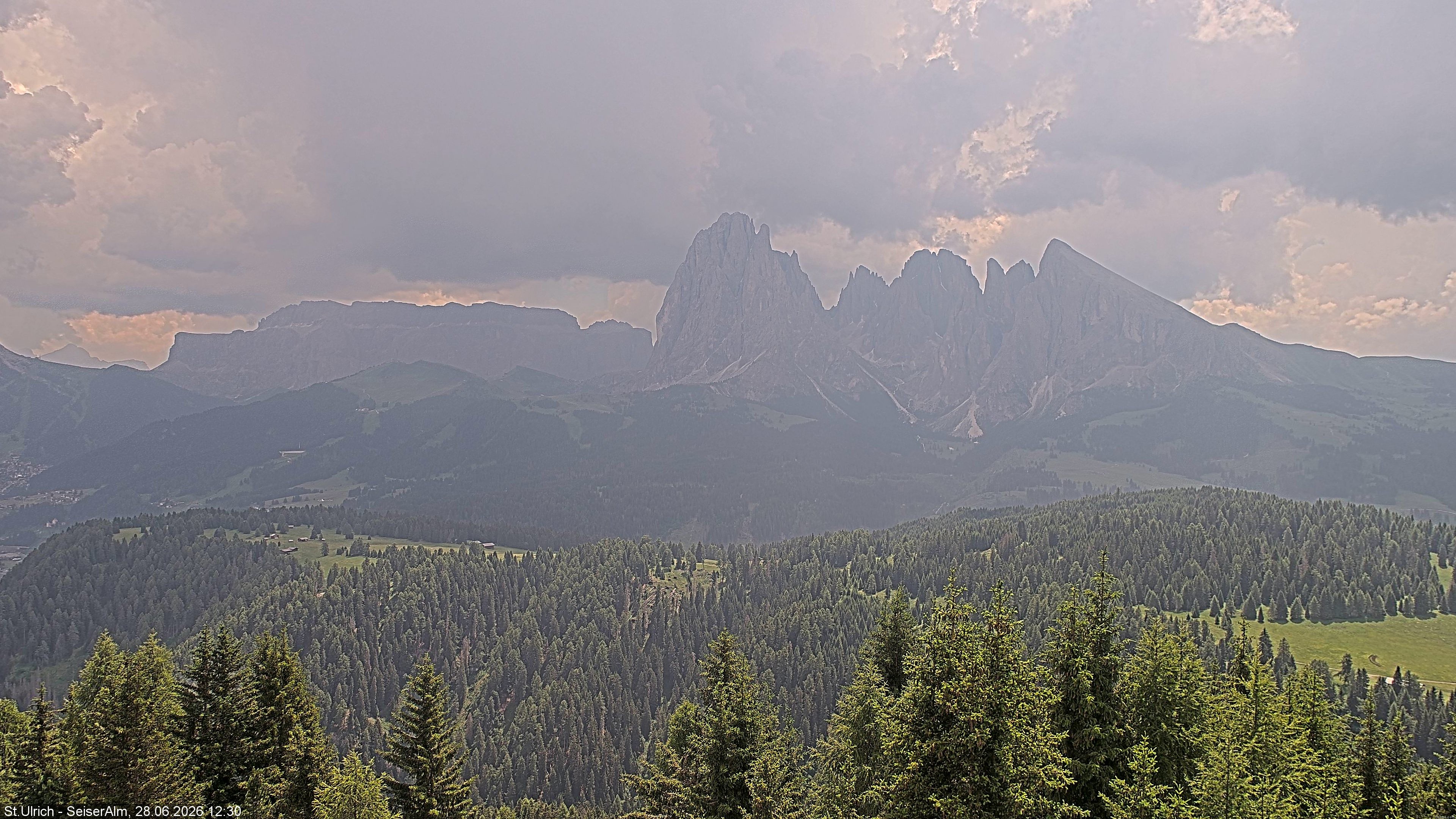 Archiv Foto Webcam Ausblick Seiser Alm