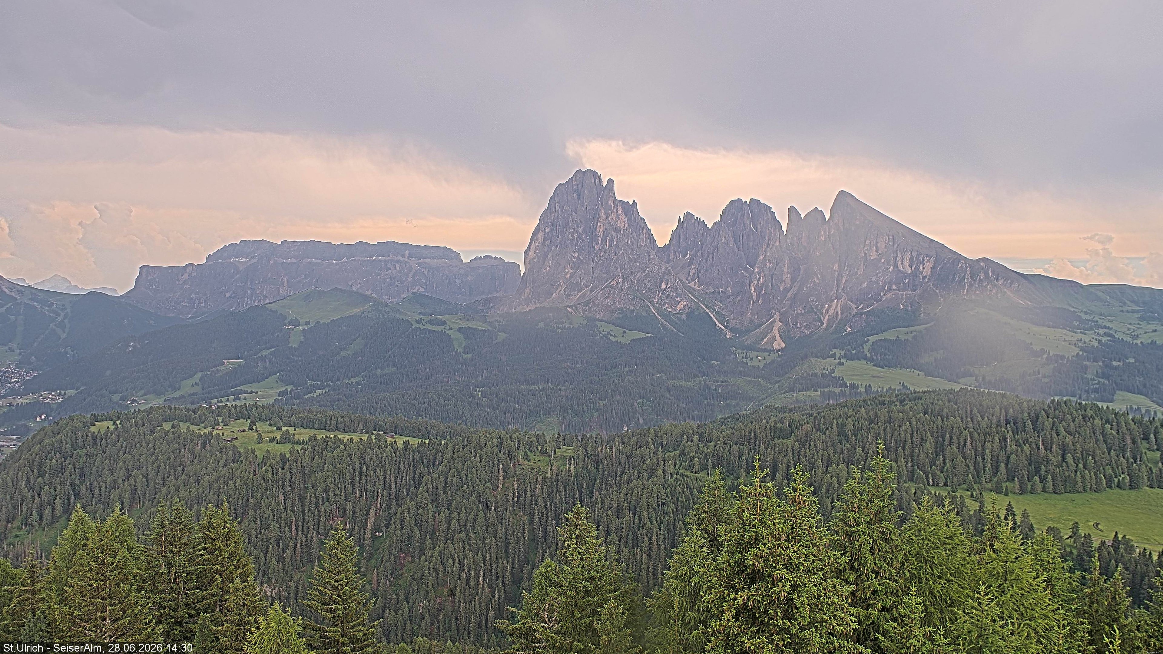 Archiv Foto Webcam Ausblick Seiser Alm