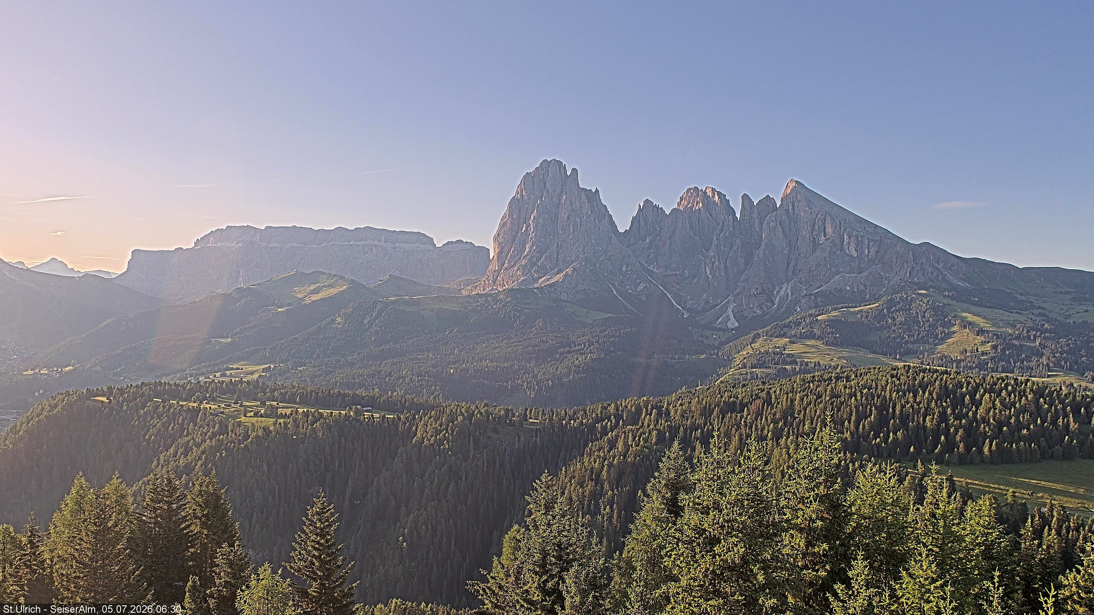 Archiv Foto Webcam Ausblick Seiser Alm