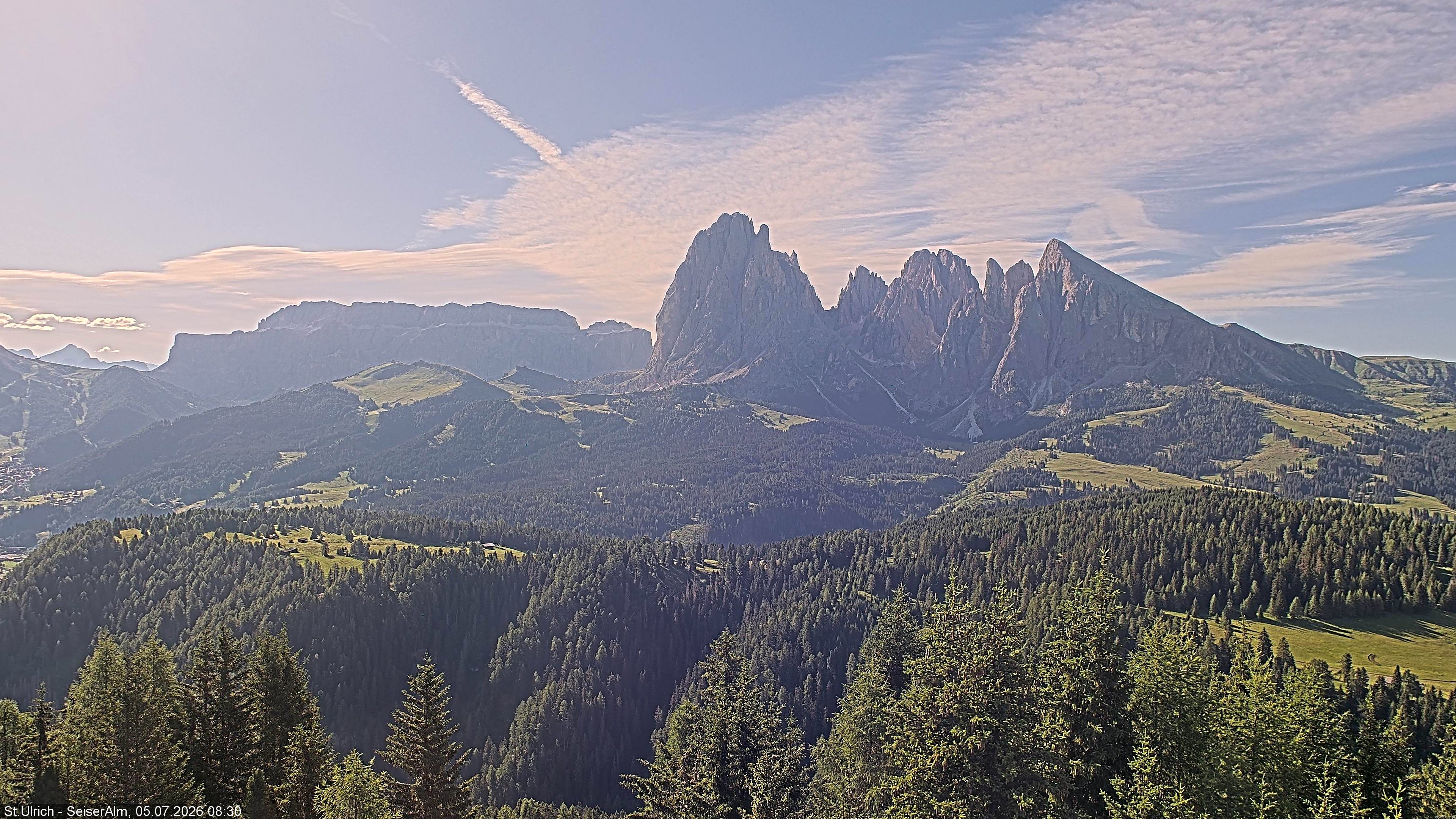 Archiv Foto Webcam Ausblick Seiser Alm