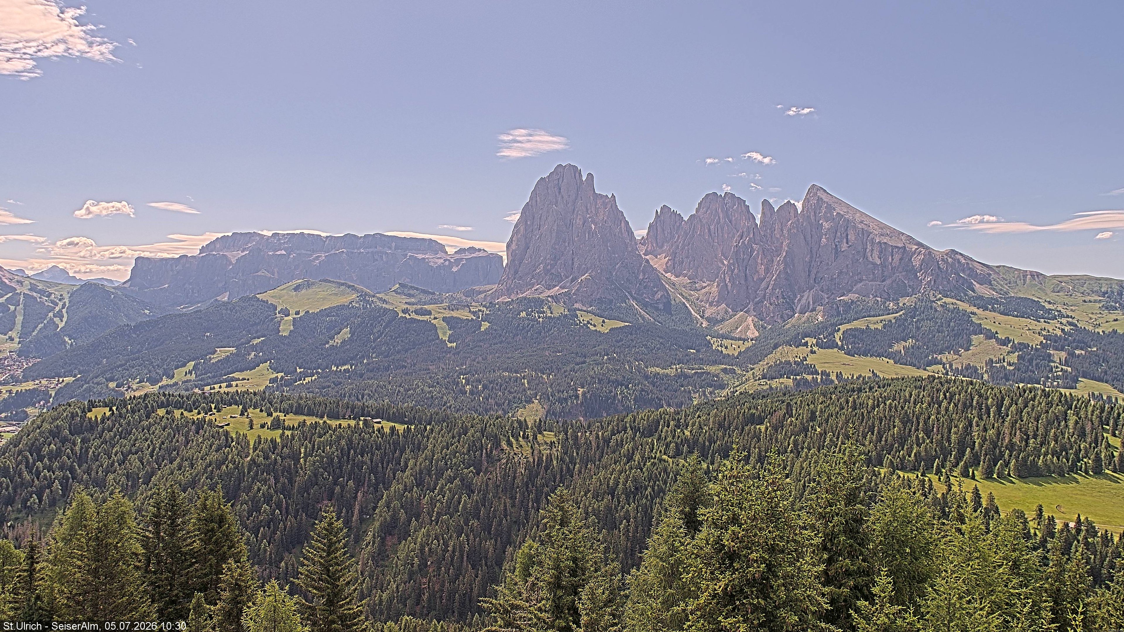 Archiv Foto Webcam Ausblick Seiser Alm