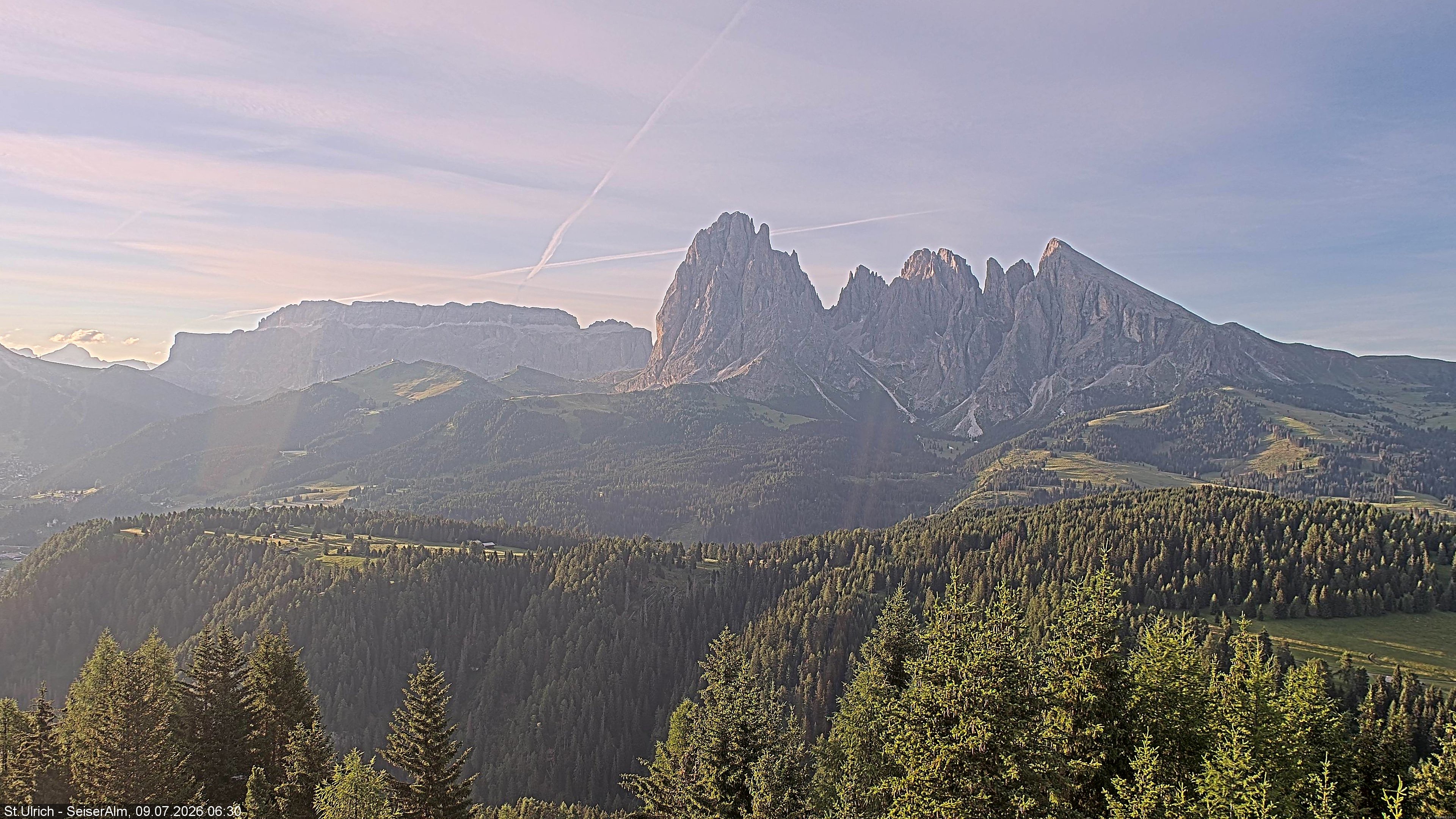 Archiv Foto Webcam Ausblick Seiser Alm