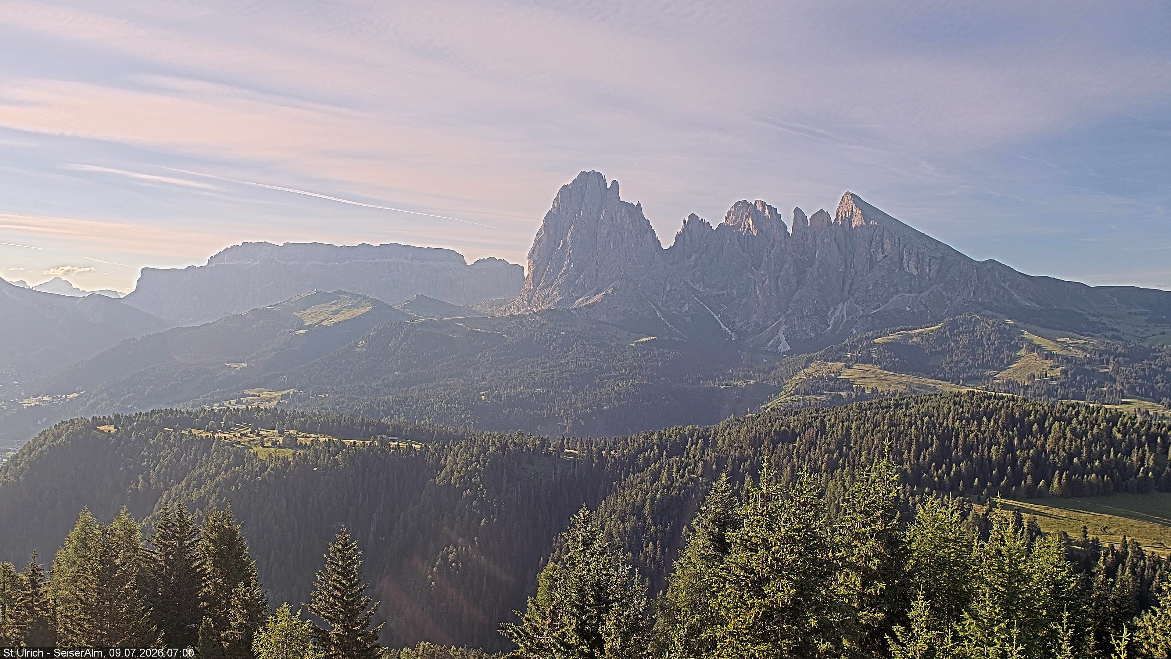 Archiv Foto Webcam Ausblick Seiser Alm