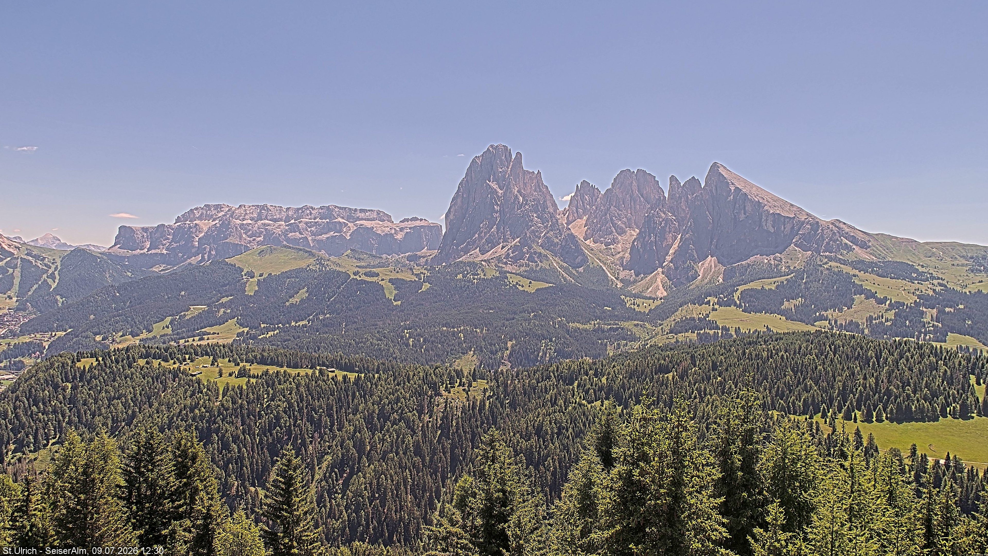 Archiv Foto Webcam Ausblick Seiser Alm
