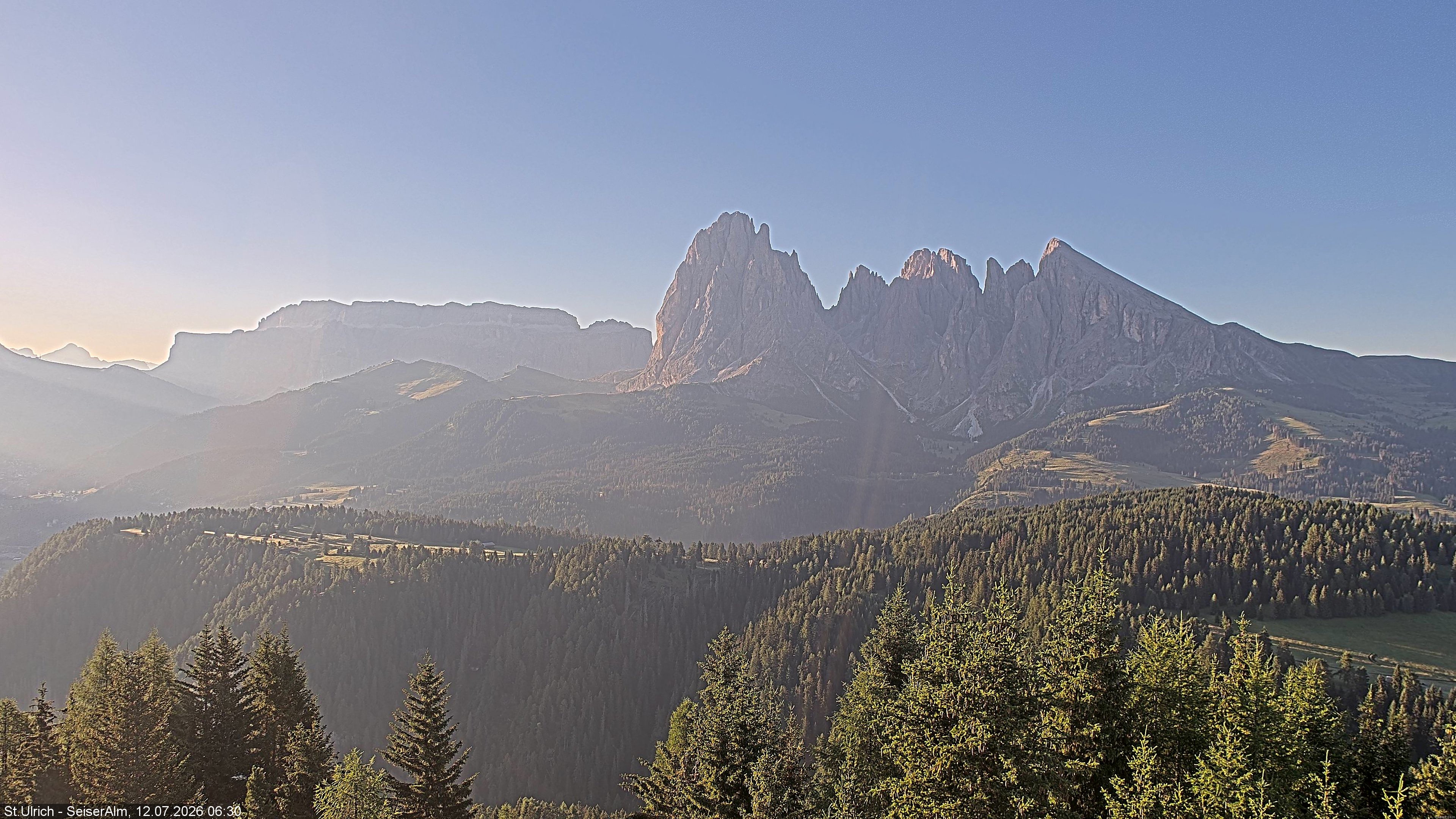 Archiv Foto Webcam Ausblick Seiser Alm